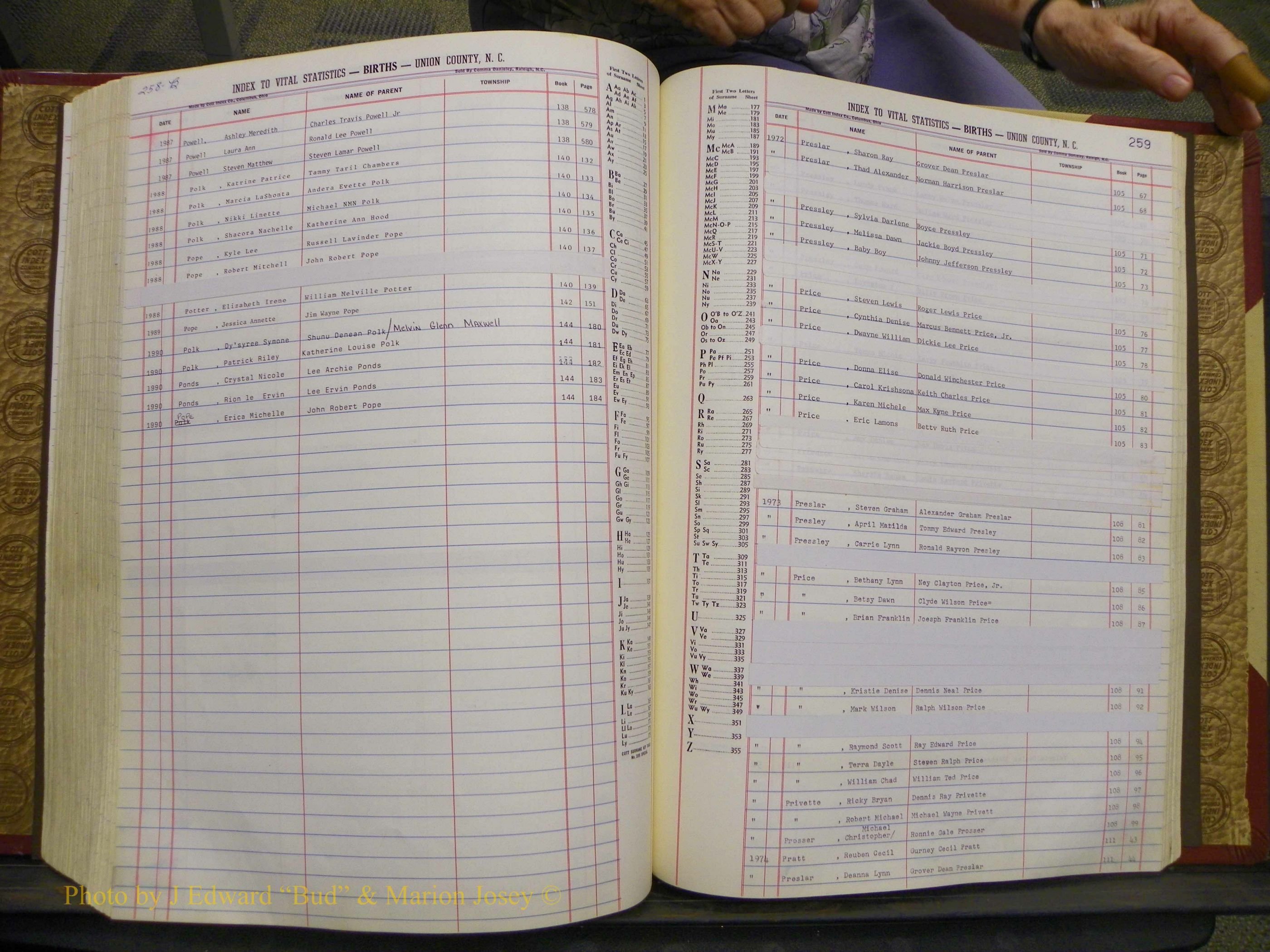 Union Co, NC Births, A-S, 1972-1990 (215).JPG