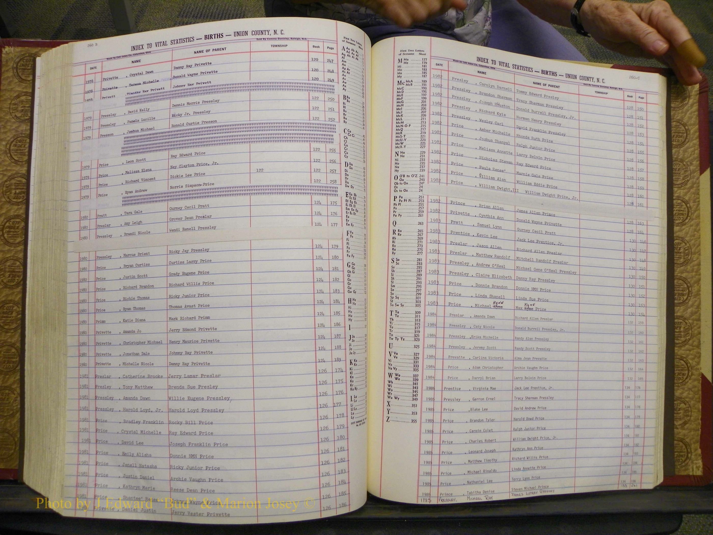 Union Co, NC Births, A-S, 1972-1990 (216).JPG