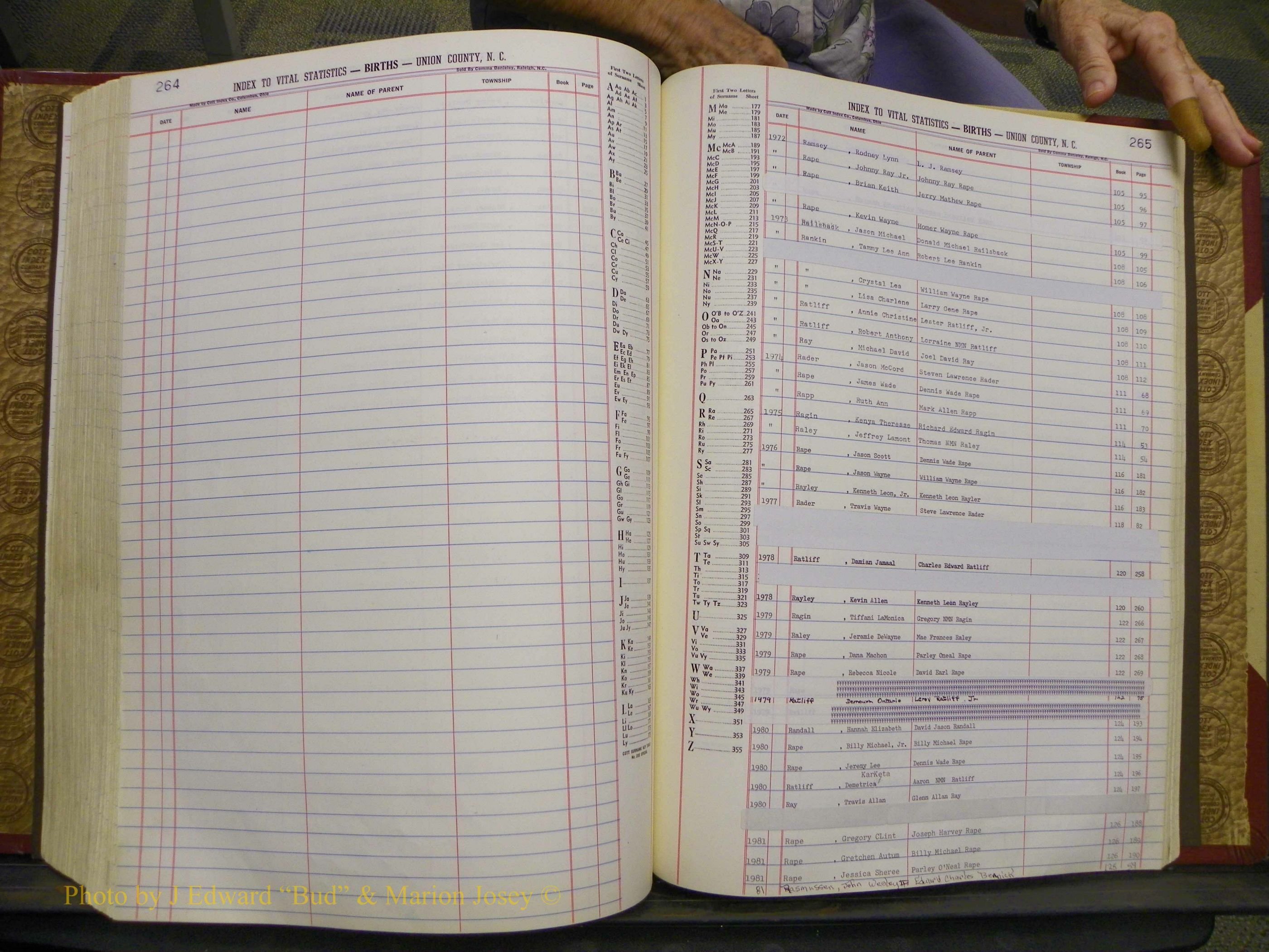 Union Co, NC Births, A-S, 1972-1990 (221).JPG