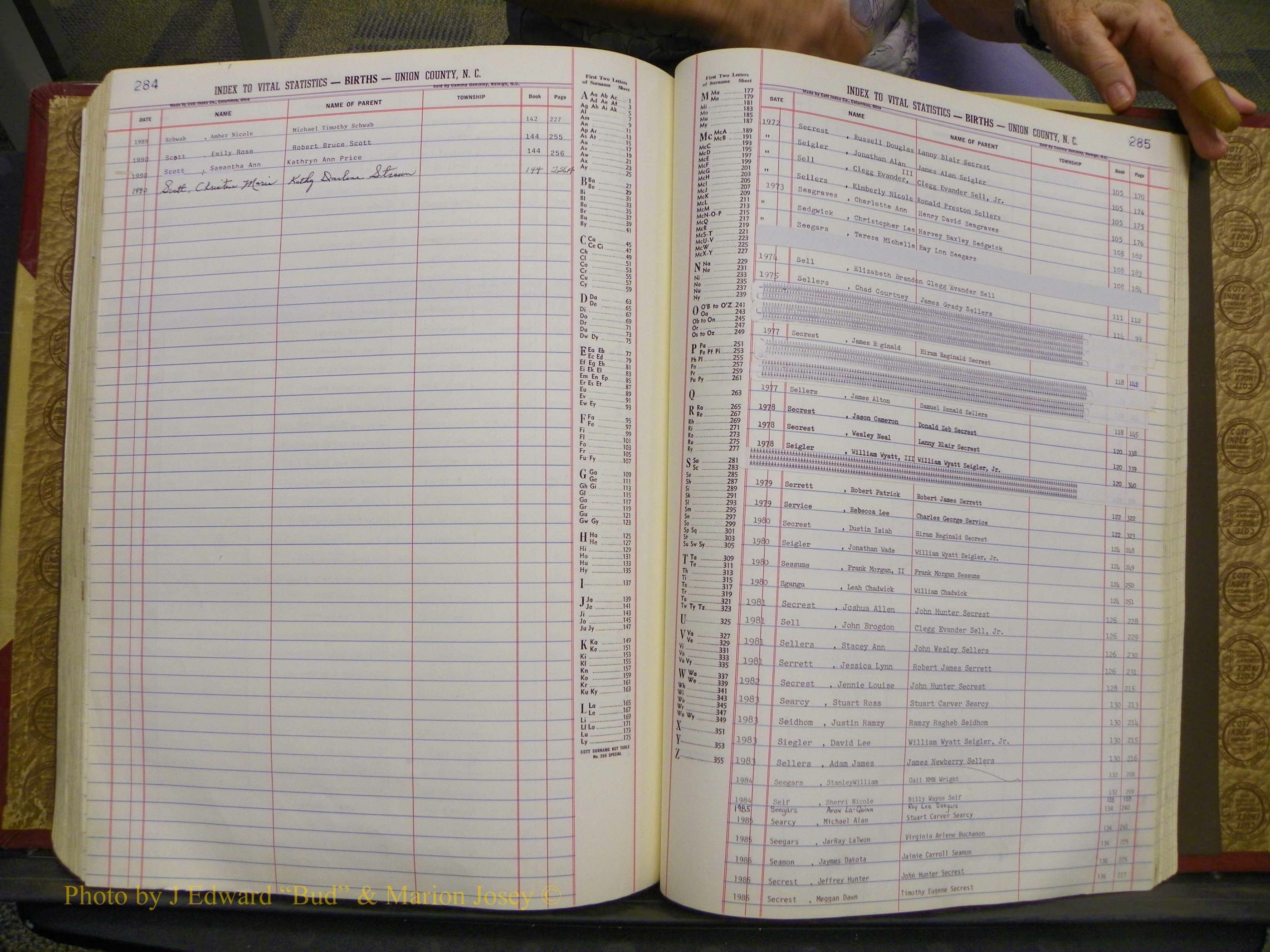 Union Co, NC Births, A-S, 1972-1990 (239).JPG