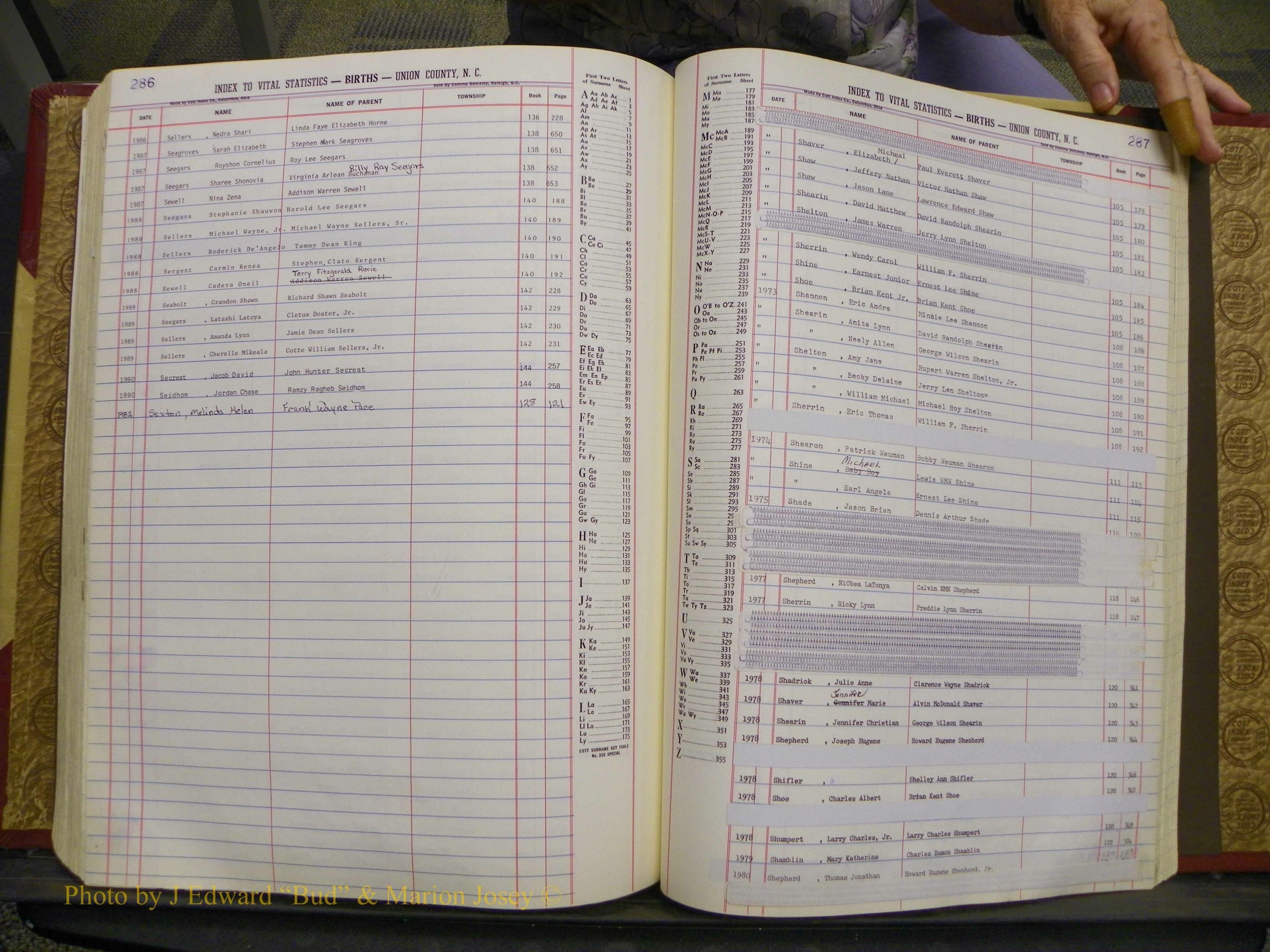 Union Co, NC Births, A-S, 1972-1990 (240).JPG