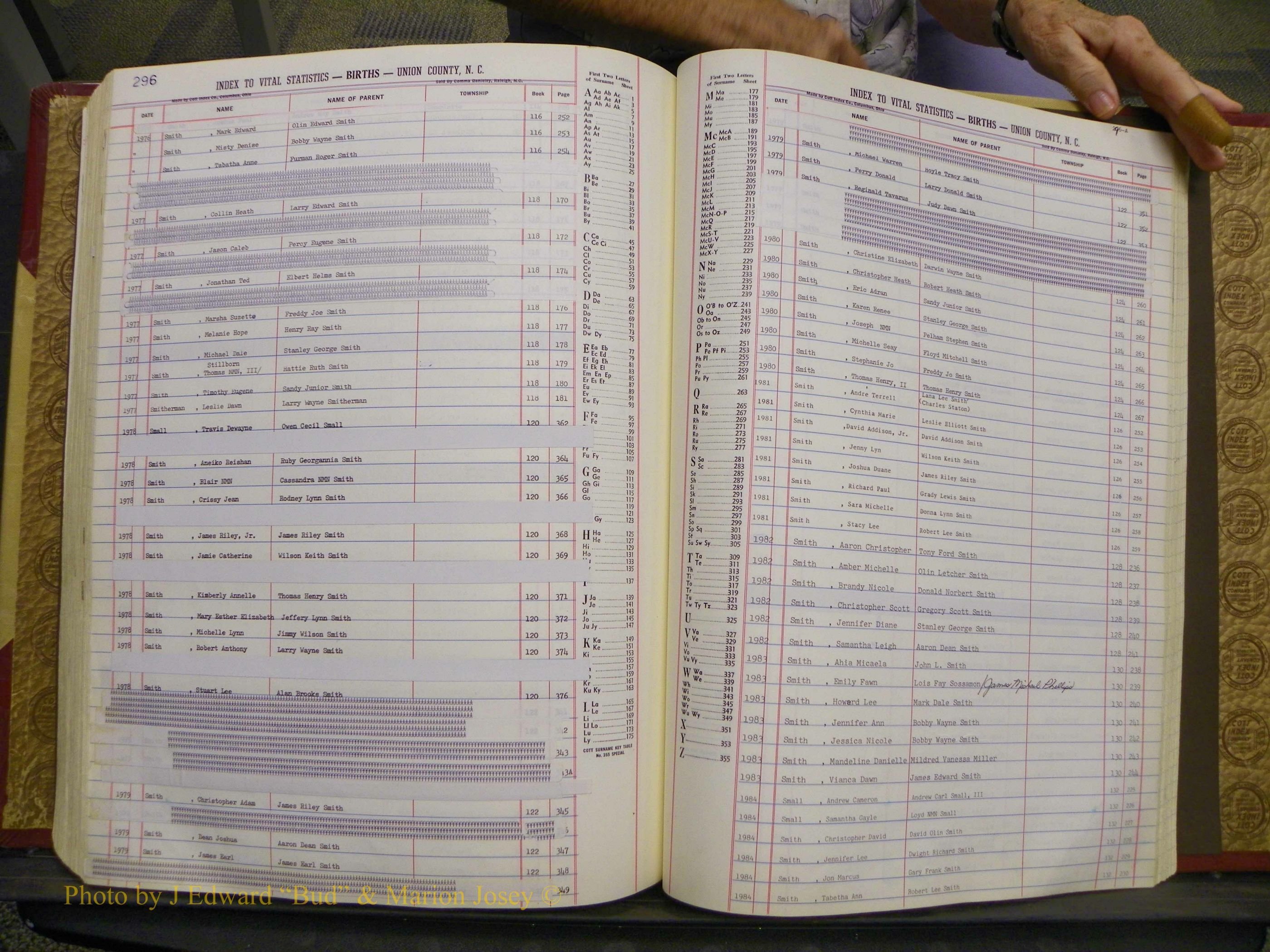 Union Co, NC Births, A-S, 1972-1990 (248).JPG