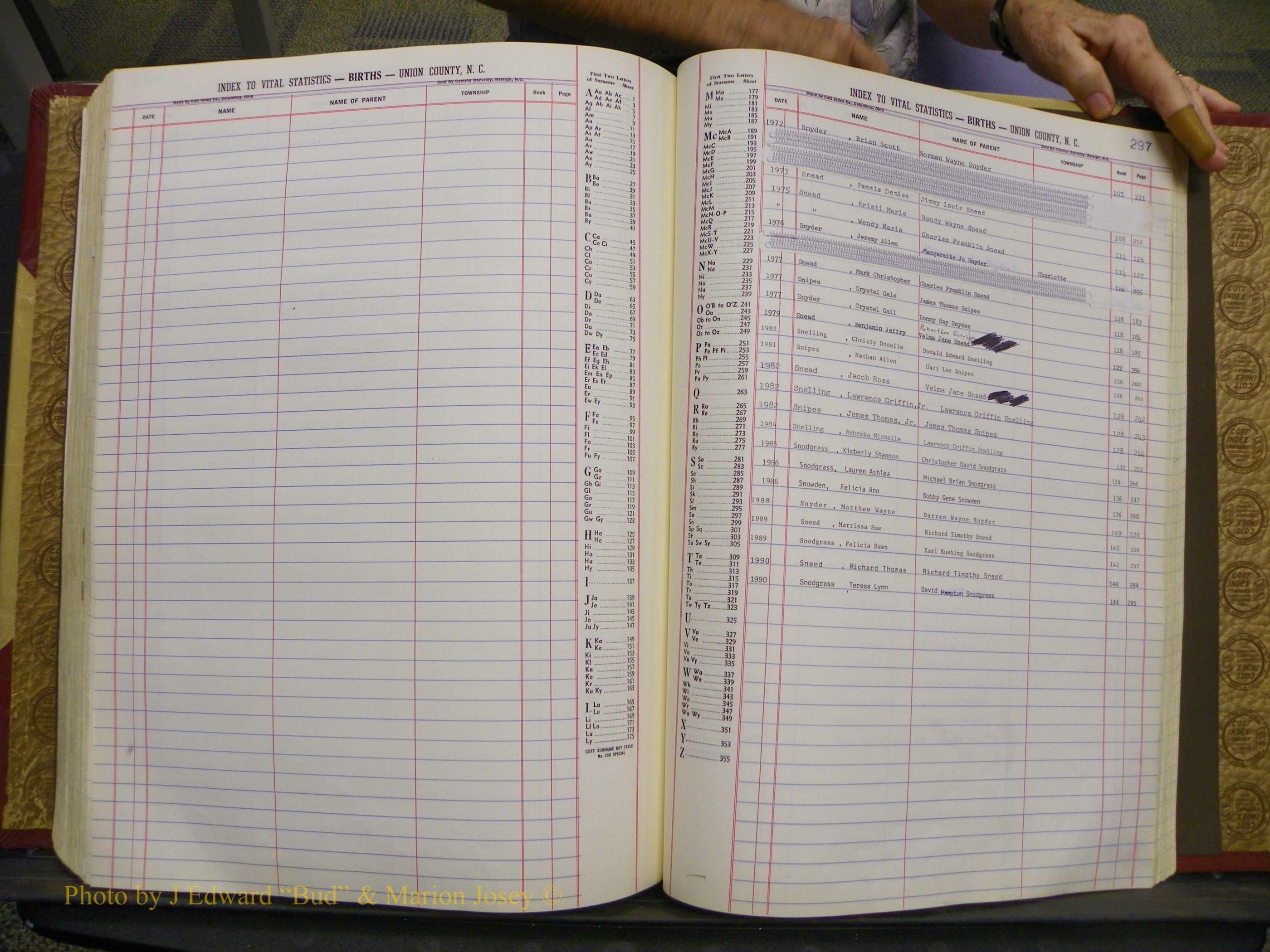 Union Co, NC Births, A-S, 1972-1990 (251).JPG