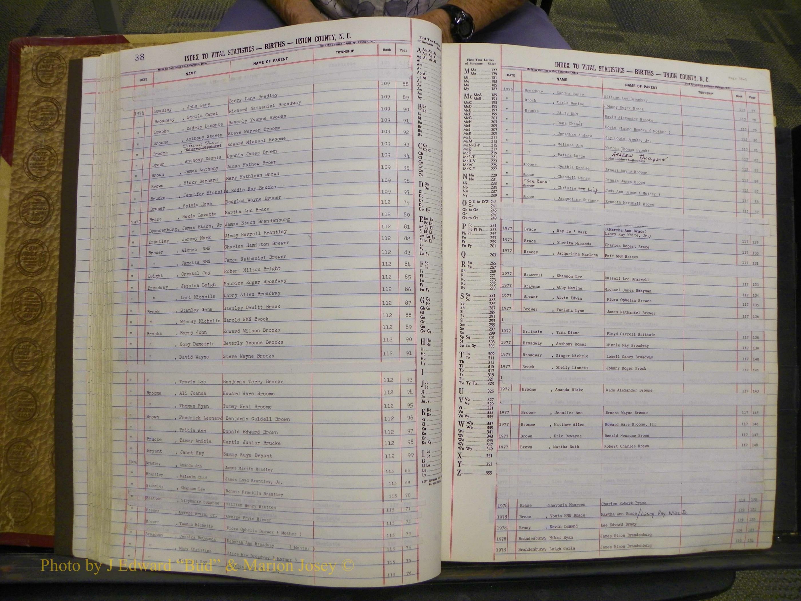 Union Co, NC Births, A-S, 1972-1990 (33).JPG