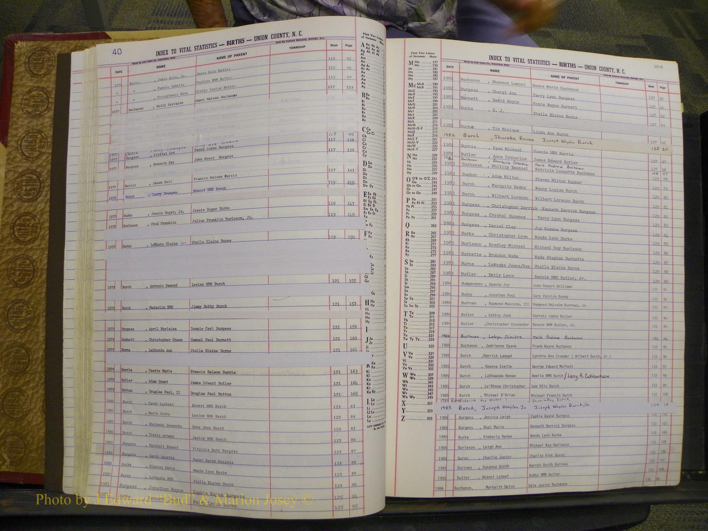 Union Co, NC Births, A-S, 1972-1990 (36).JPG