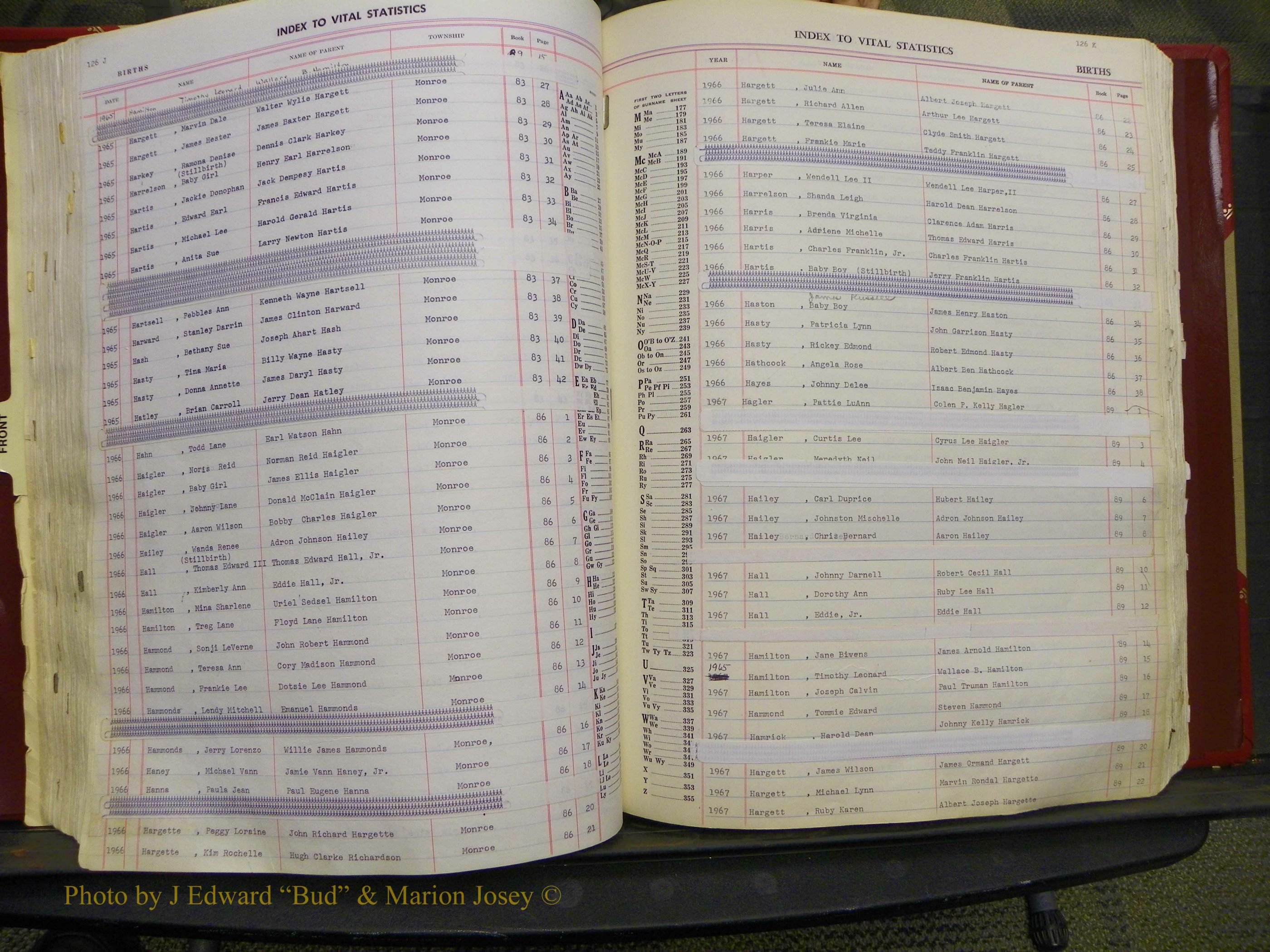 Union Co, NC Births, A-Z, 1956-1971 (132).JPG