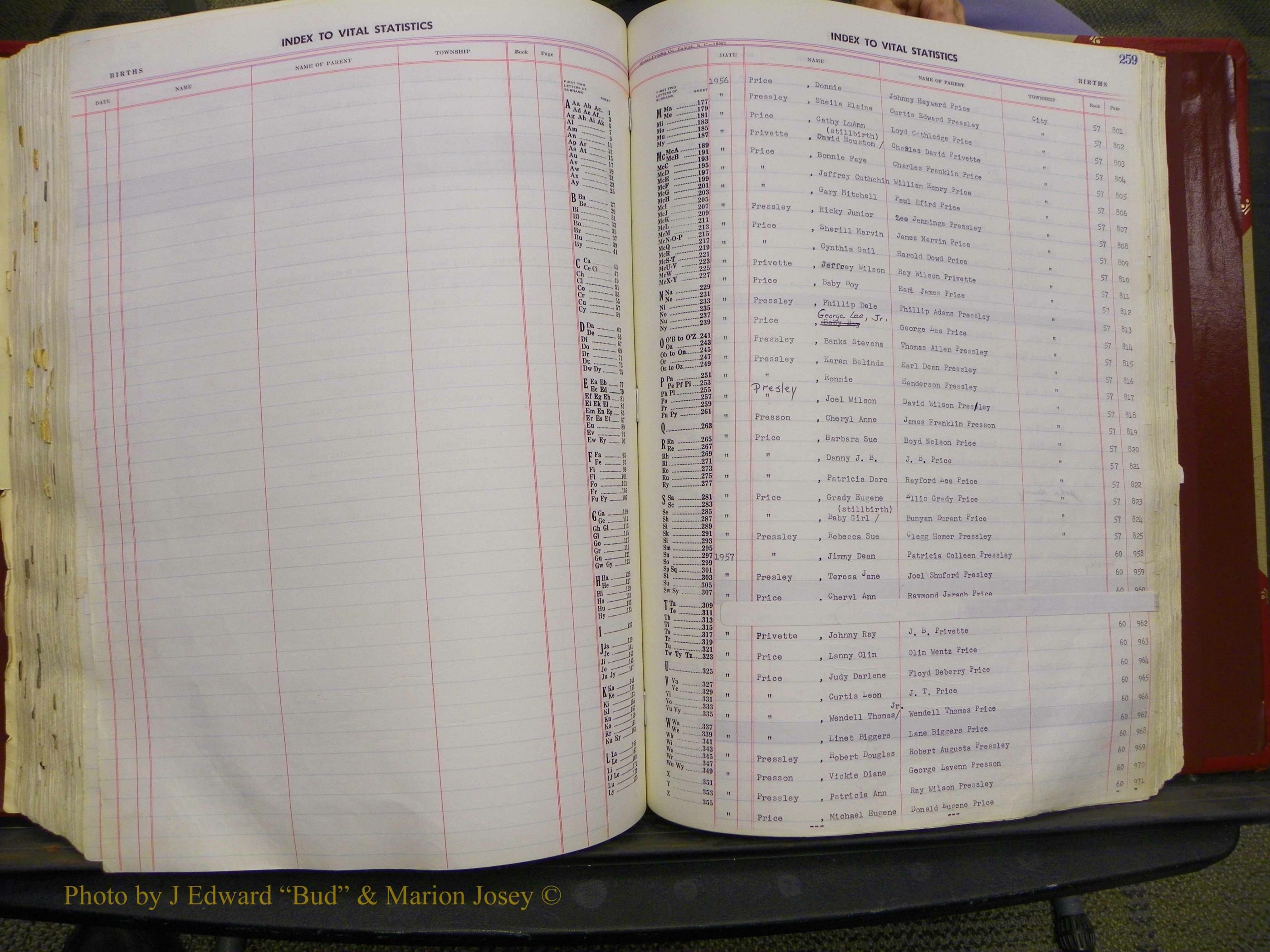 Union Co, NC Births, A-Z, 1956-1971 (266).JPG