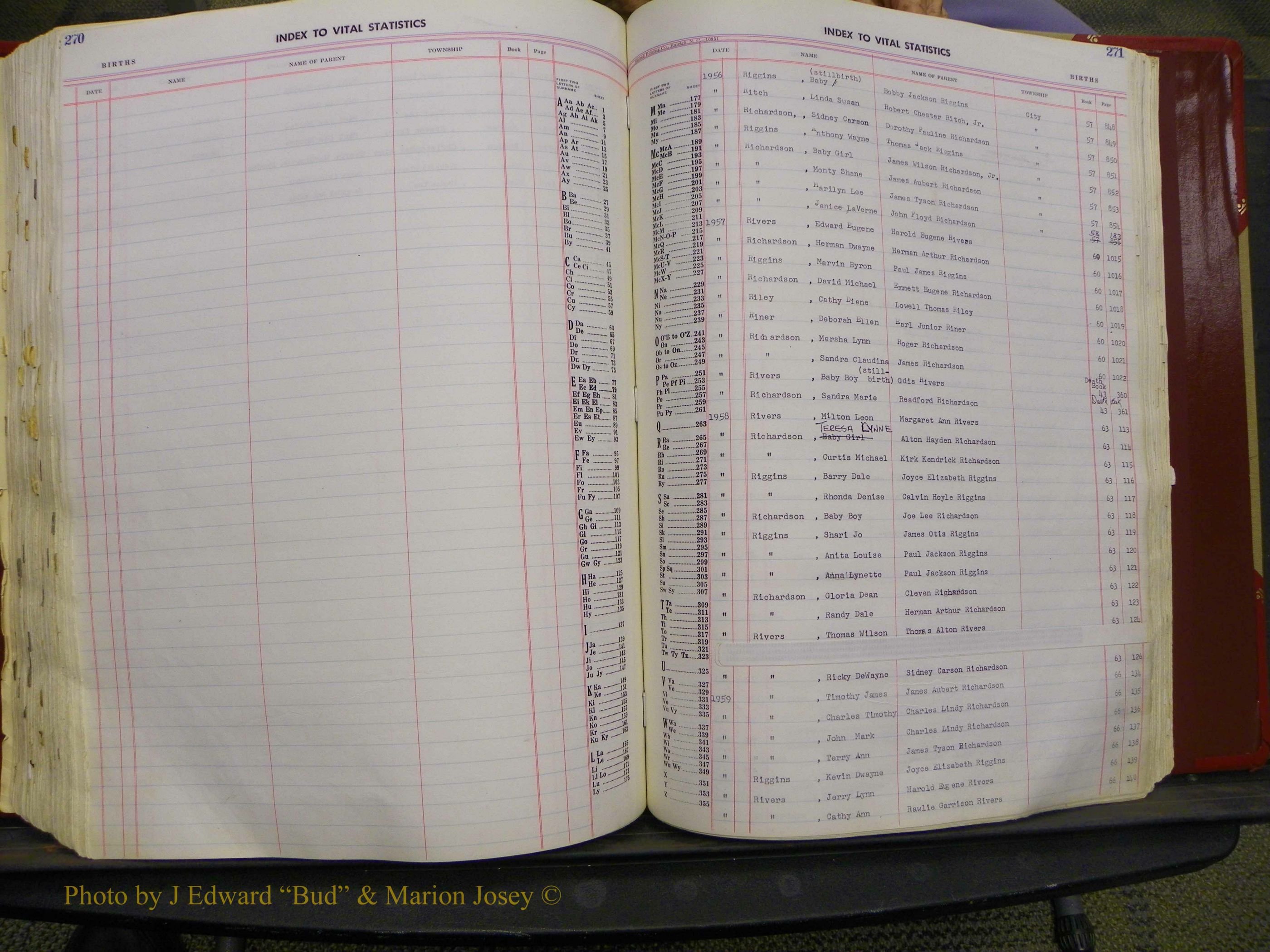 Union Co, NC Births, A-Z, 1956-1971 (278).JPG