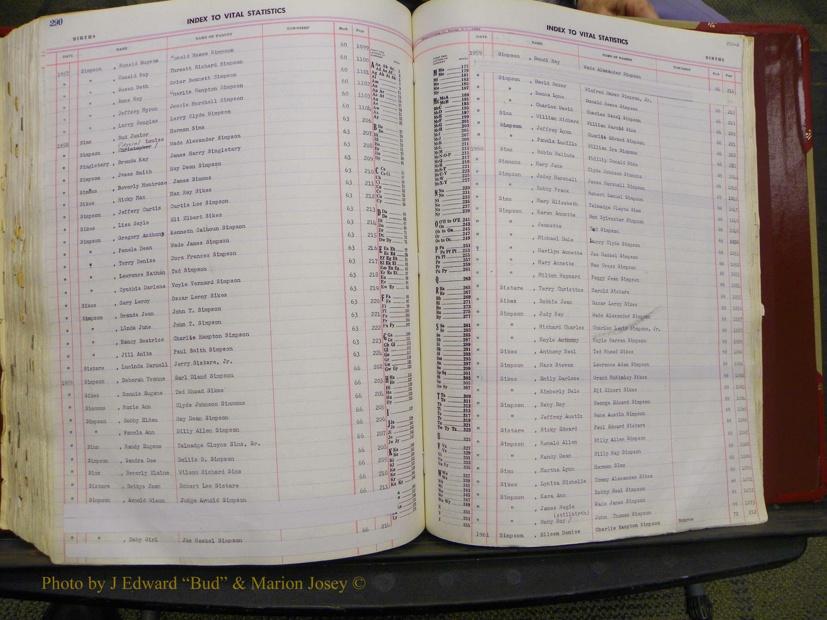 Union Co, NC Births, A-Z, 1956-1971 (300).JPG