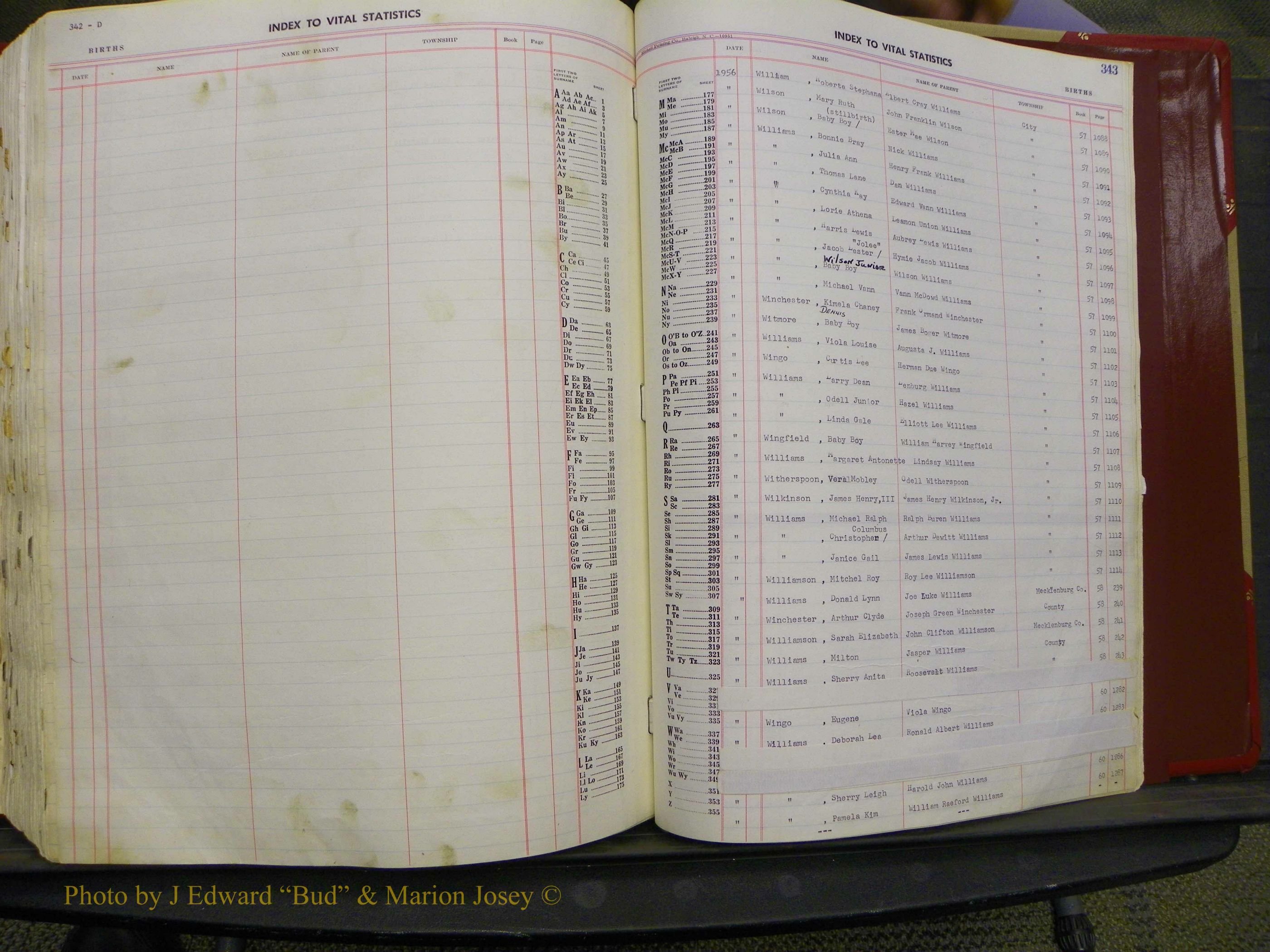 Union Co, NC Births, A-Z, 1956-1971 (354).JPG
