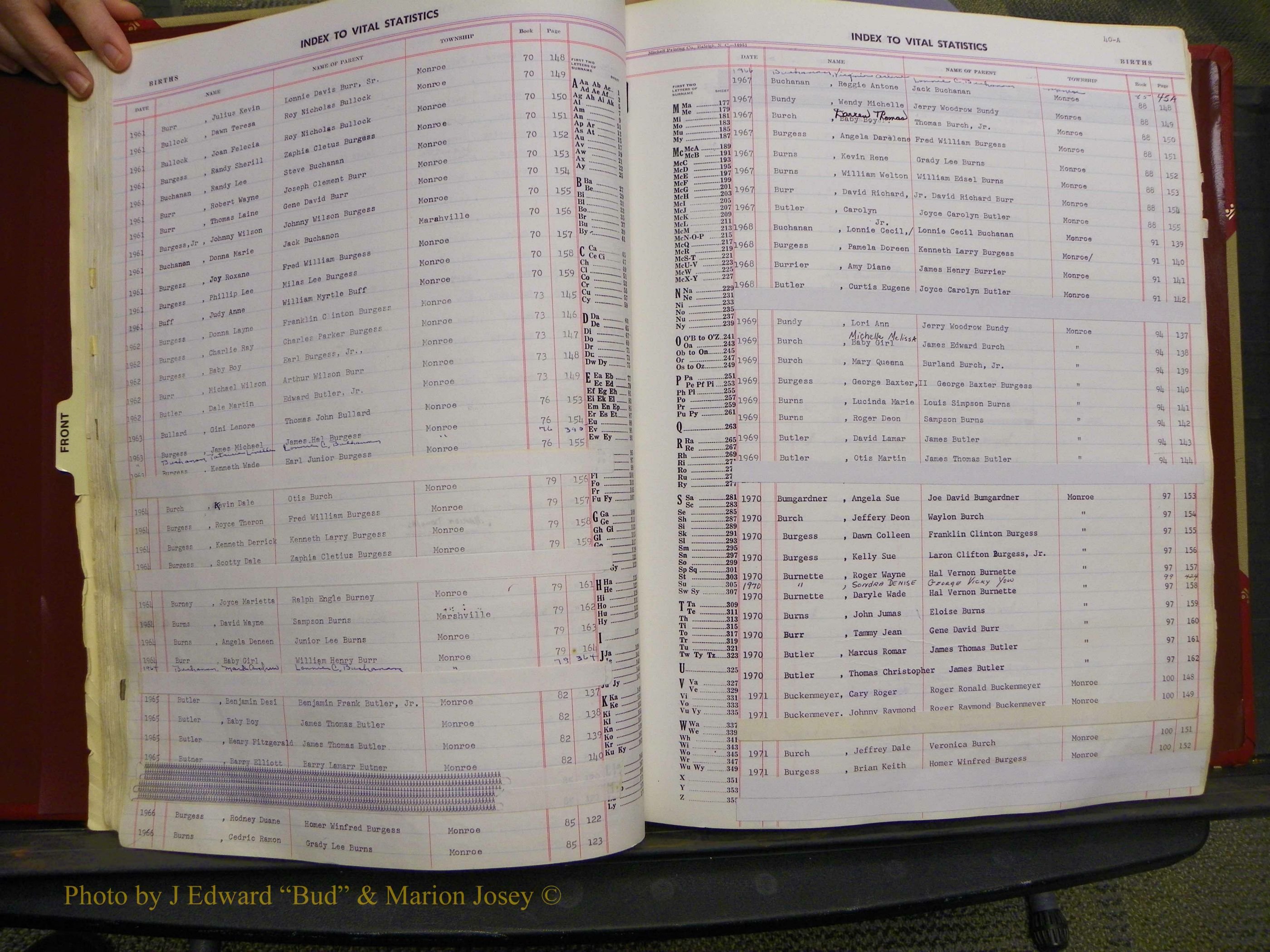 Union Co, NC Births, A-Z, 1956-1971 (44).JPG