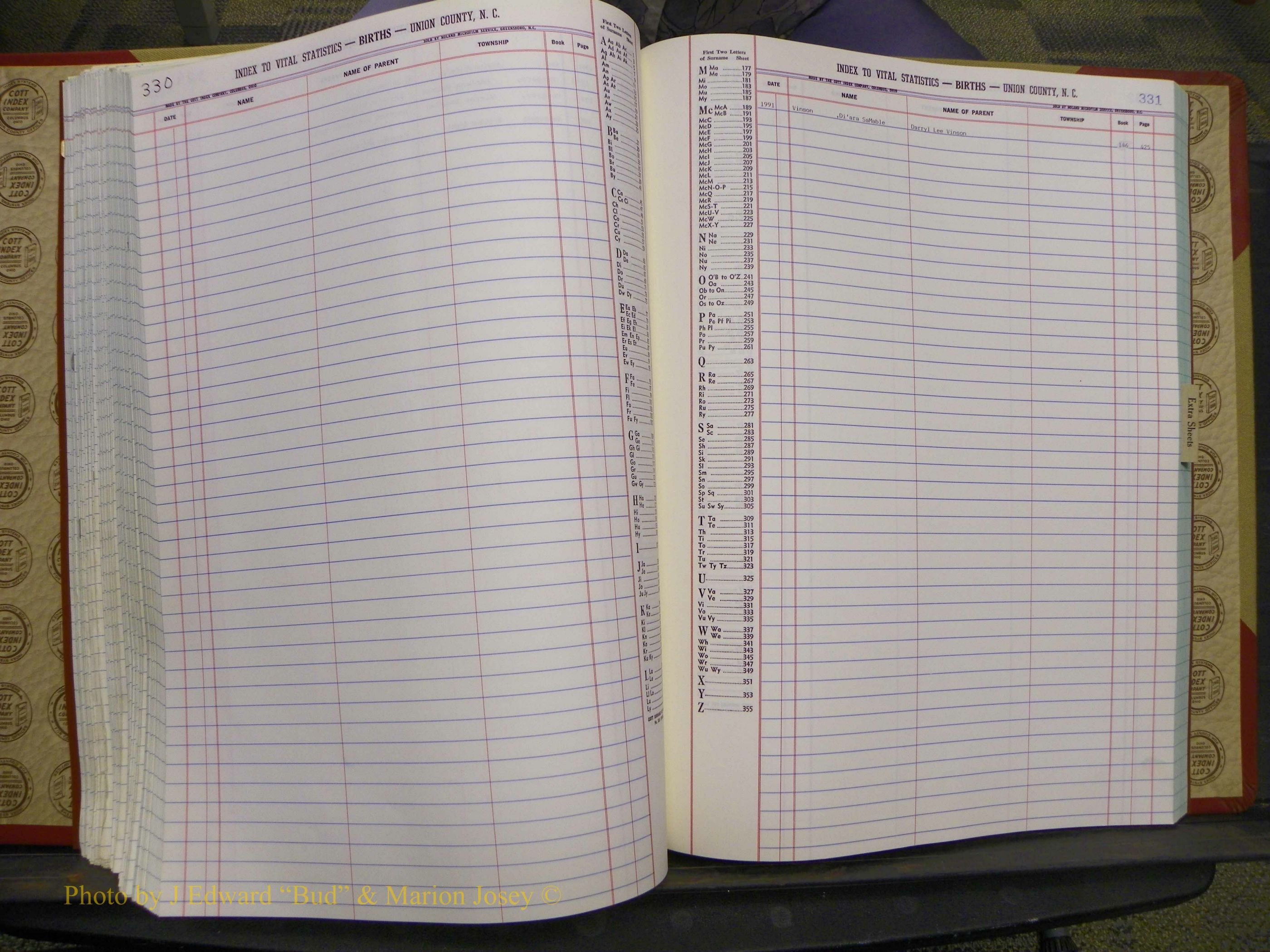 Union Co, NC Births, A-Z, 1991-1992 (140).JPG