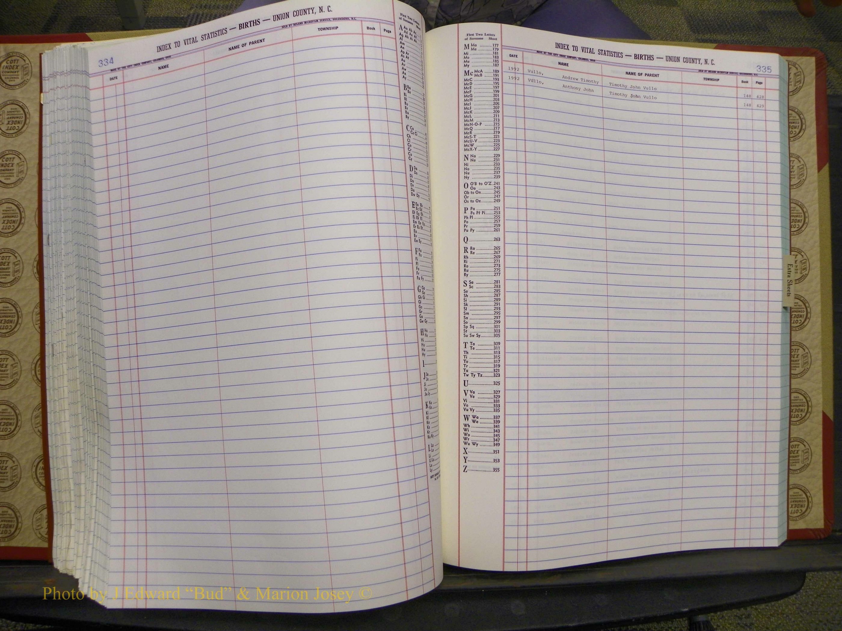 Union Co, NC Births, A-Z, 1991-1992 (142).JPG