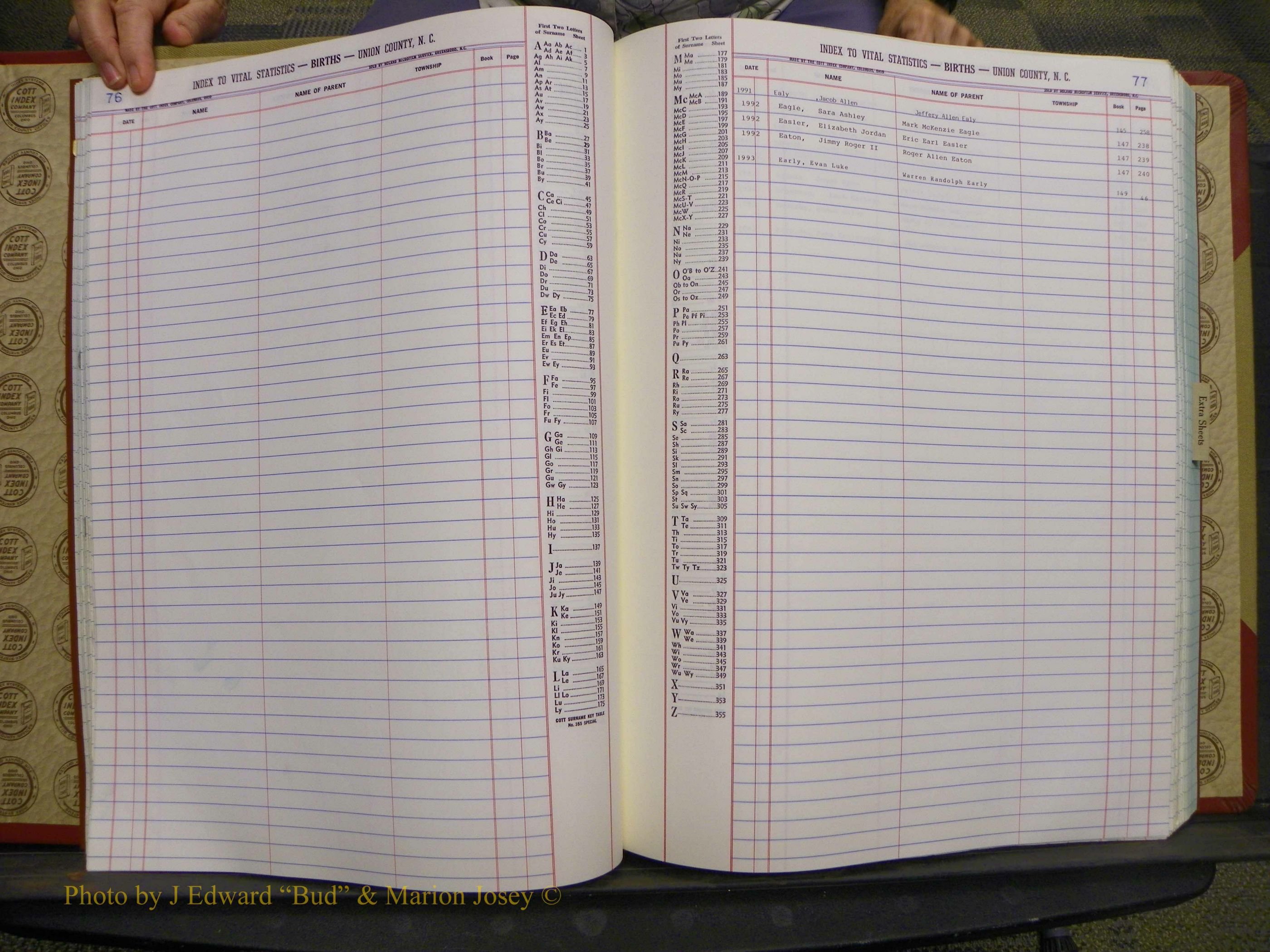 Union Co, NC Births, A-Z, 1991-1992 (30).JPG