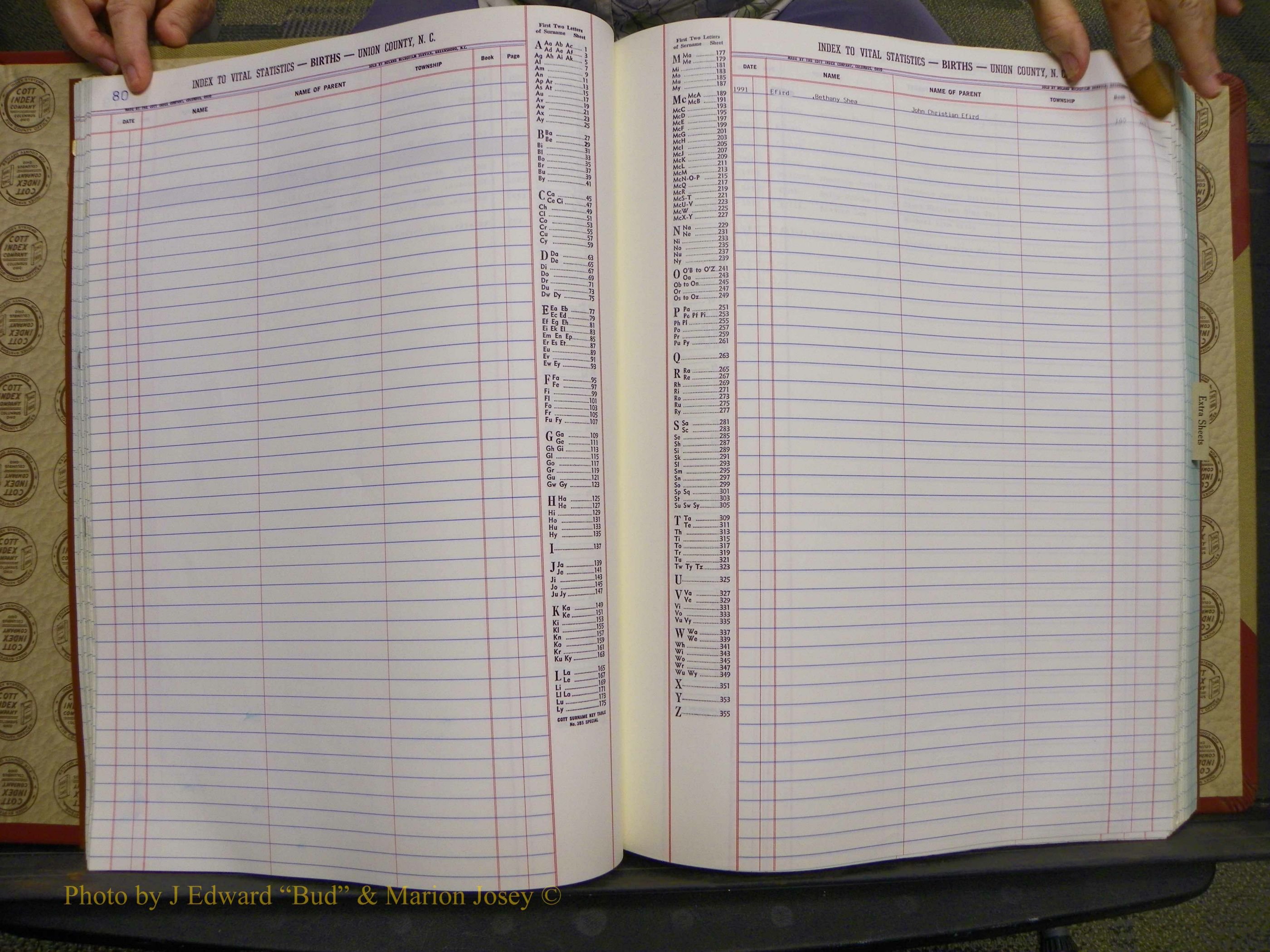 Union Co, NC Births, A-Z, 1991-1992 (32).JPG