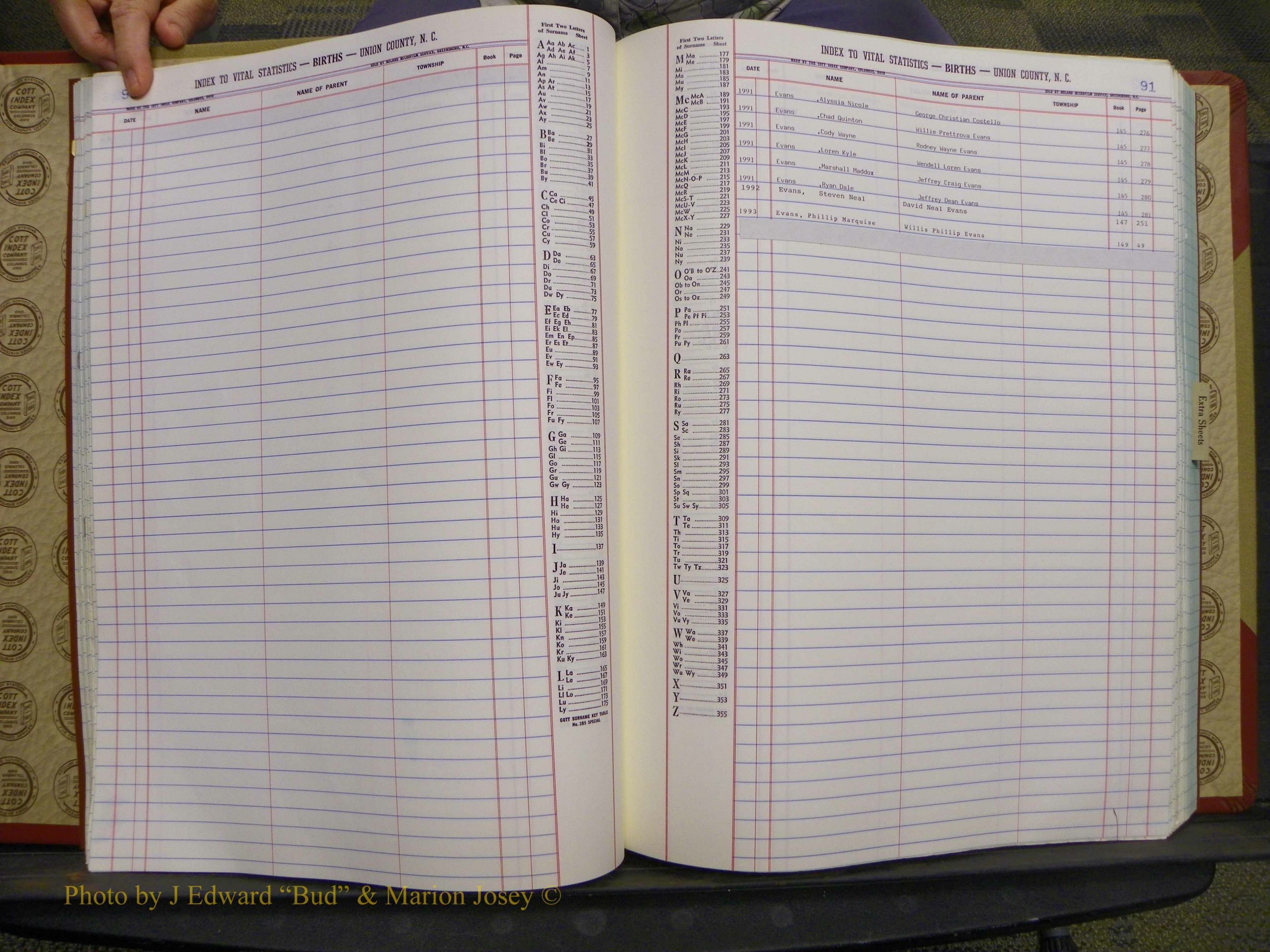 Union Co, NC Births, A-Z, 1991-1992 (37).JPG