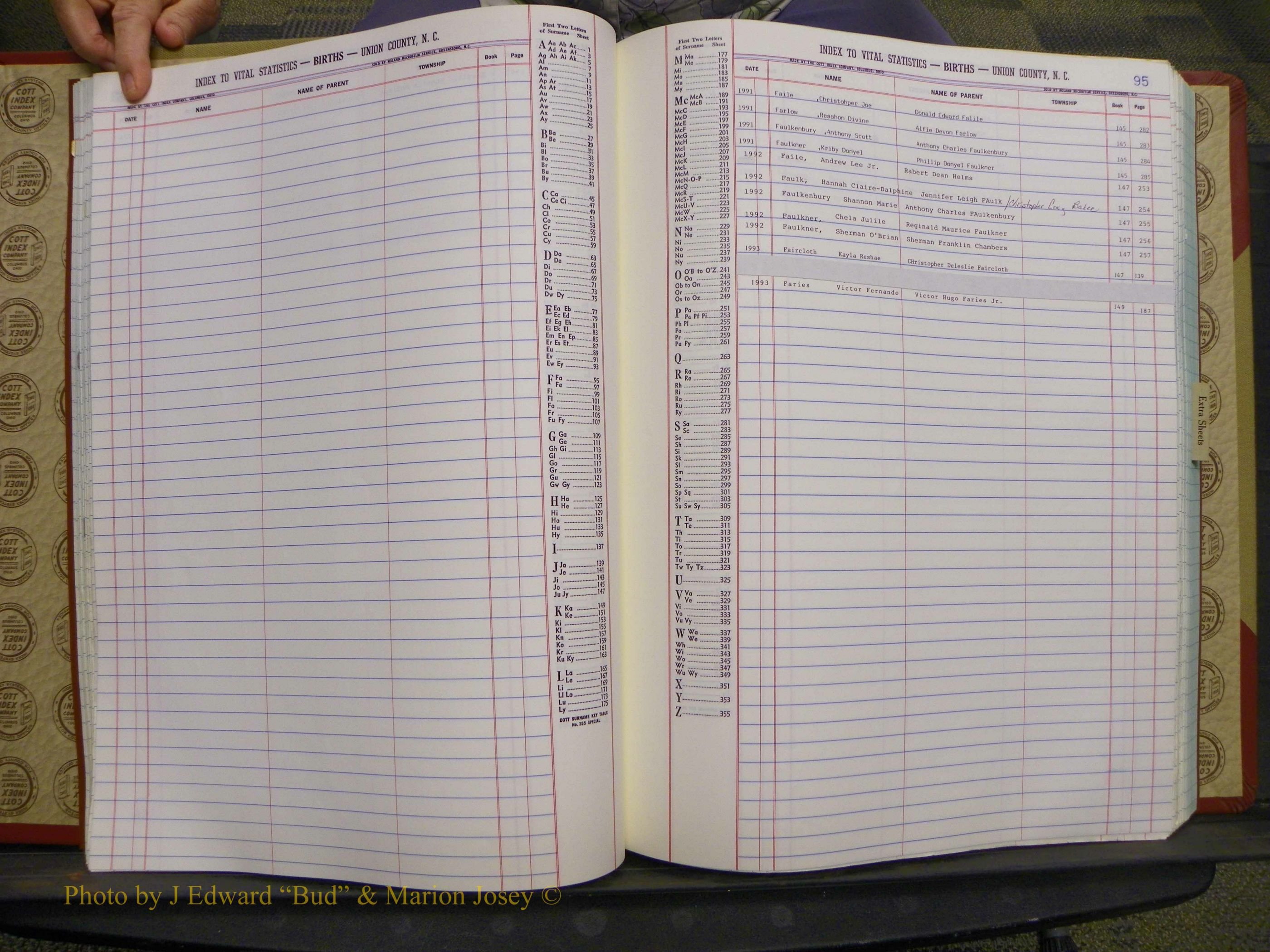 Union Co, NC Births, A-Z, 1991-1992 (39).JPG