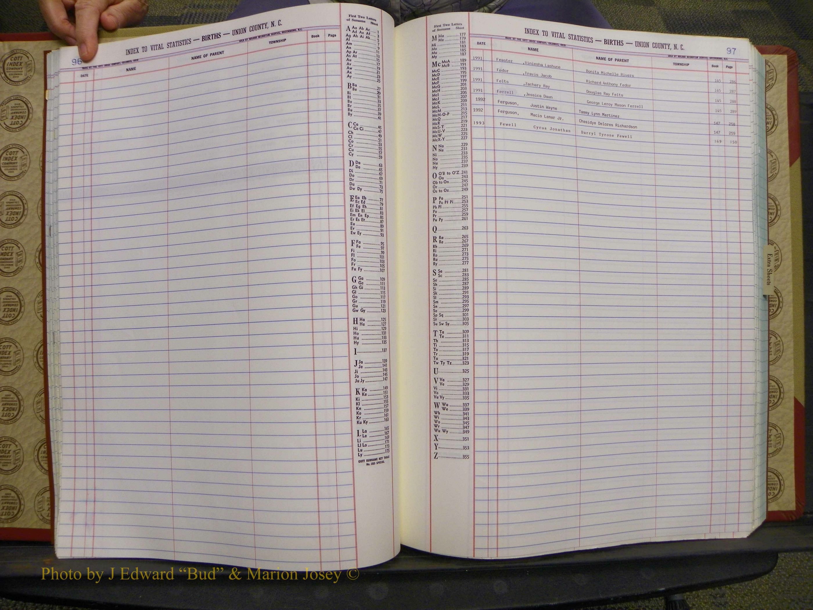 Union Co, NC Births, A-Z, 1991-1992 (41).JPG