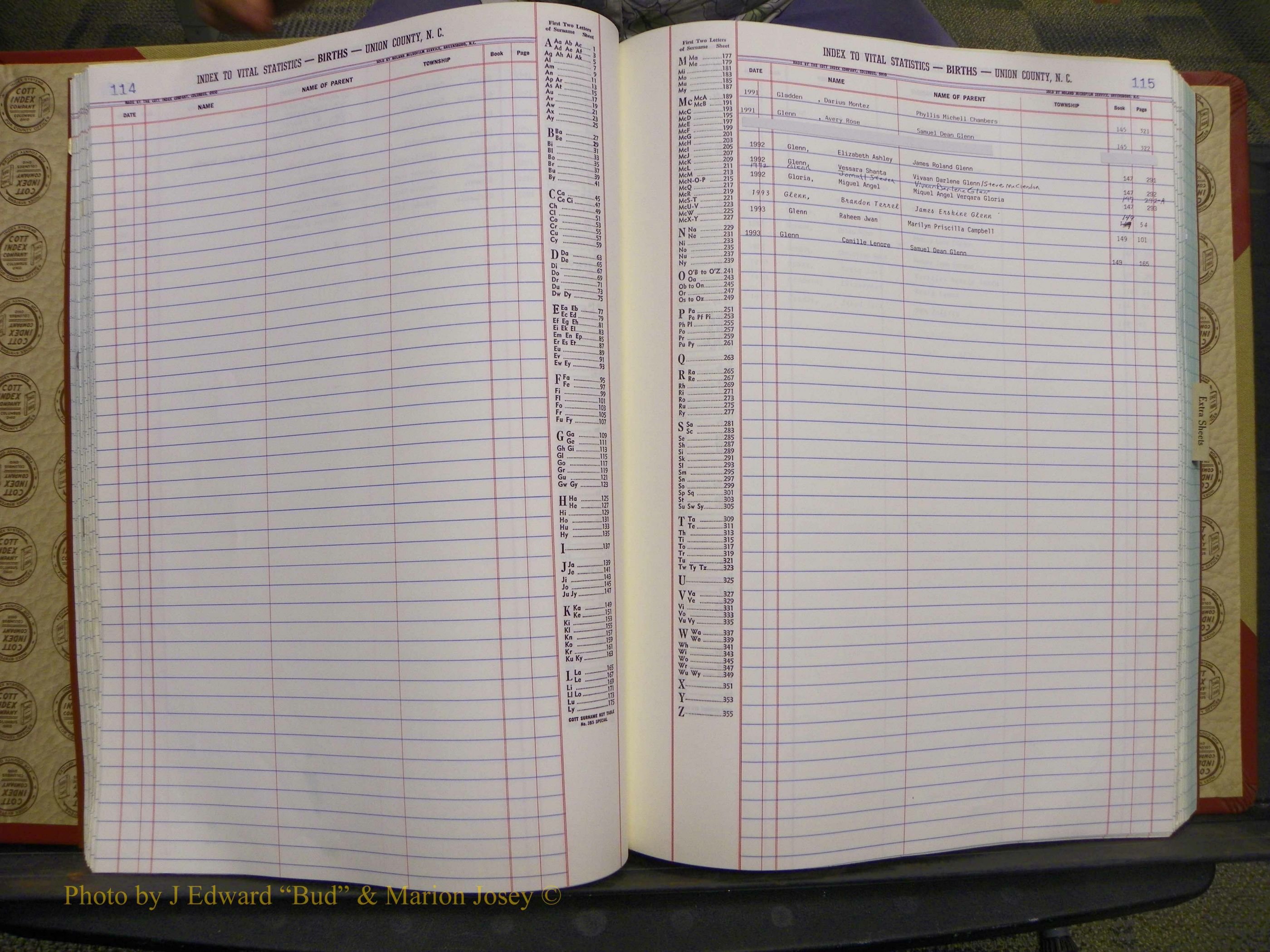 Union Co, NC Births, A-Z, 1991-1992 (49).JPG