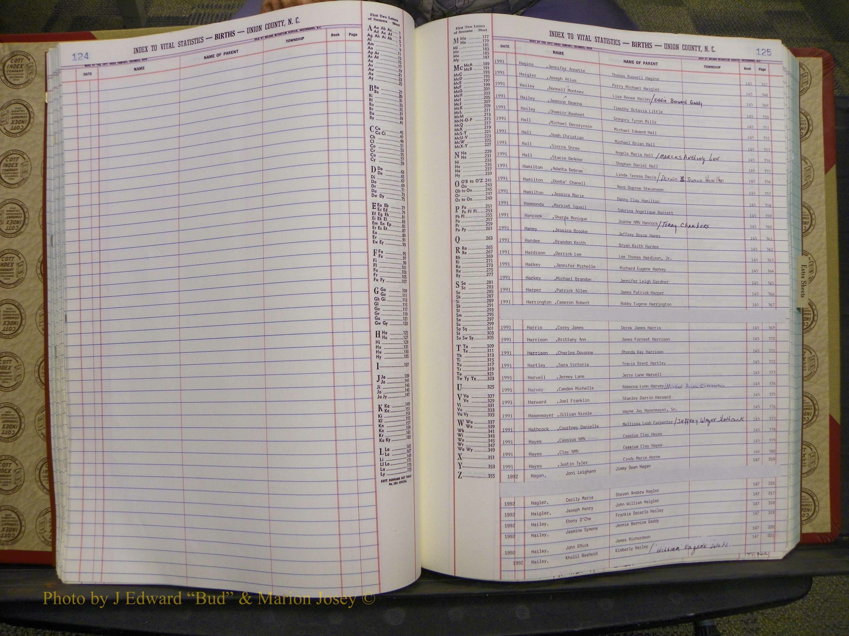 Union Co, NC Births, A-Z, 1991-1992 (54).JPG