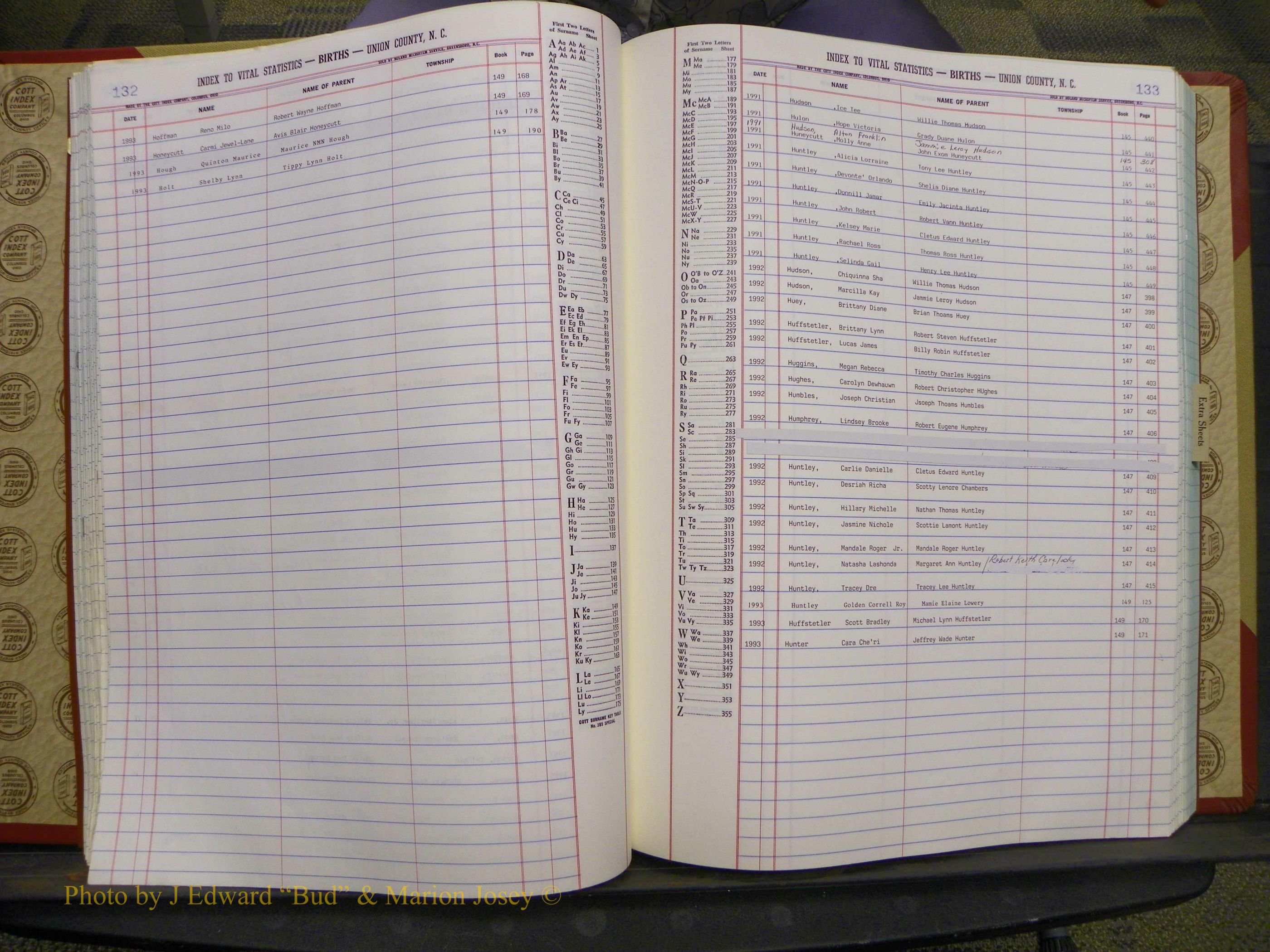 Union Co, NC Births, A-Z, 1991-1992 (57).JPG