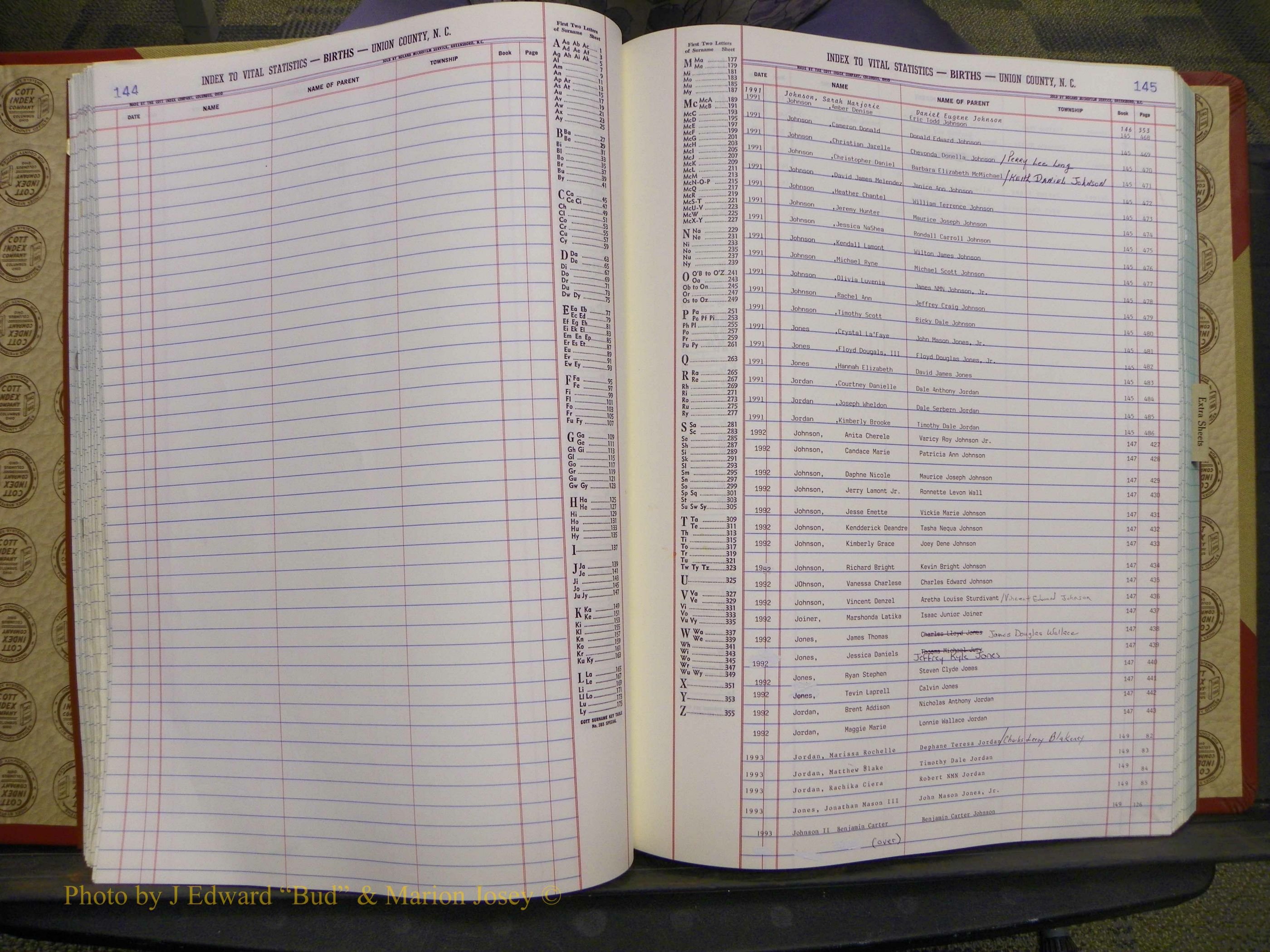 Union Co, NC Births, A-Z, 1991-1992 (62).JPG