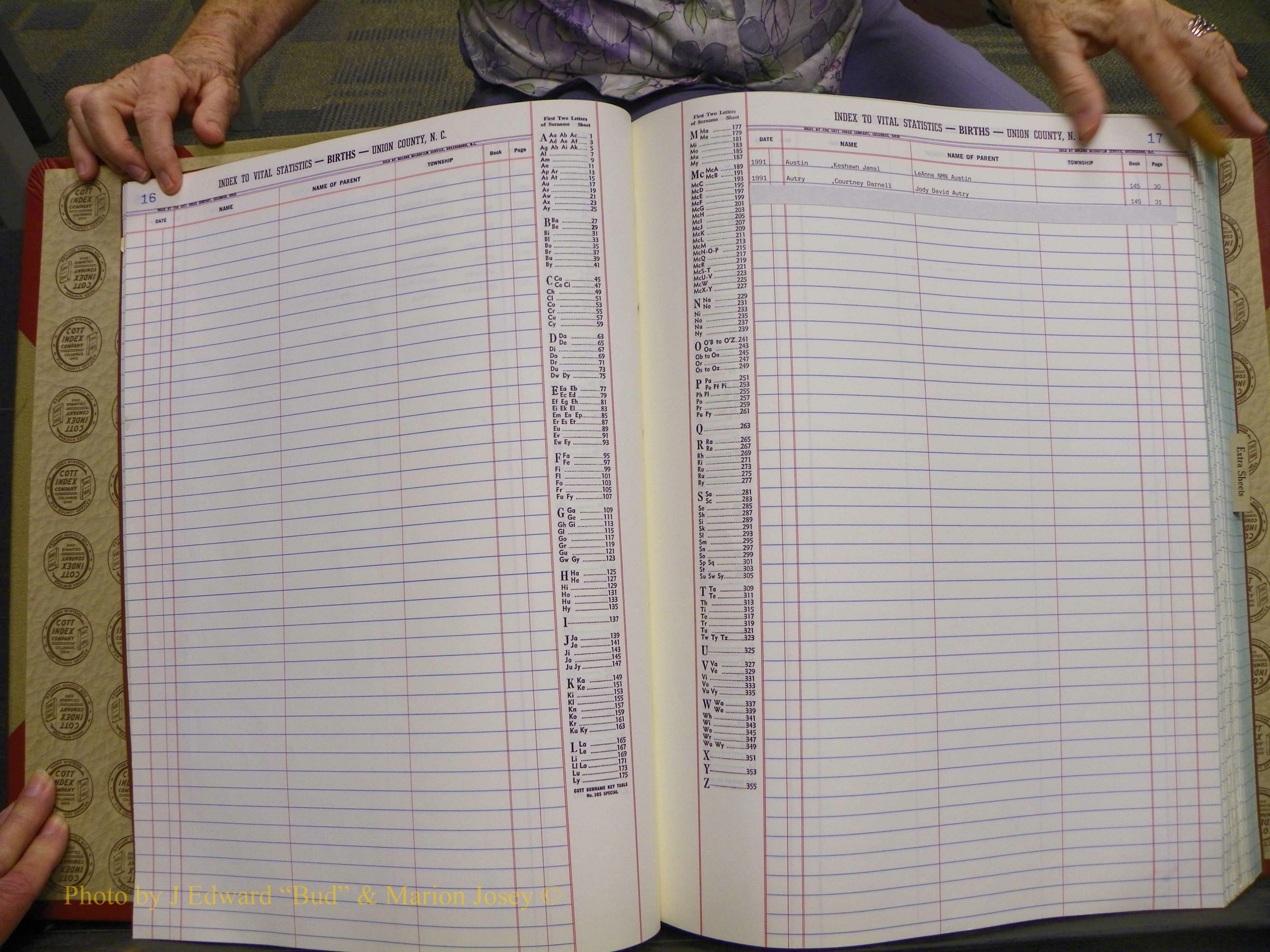 Union Co, NC Births, A-Z, 1991-1992 (7).JPG