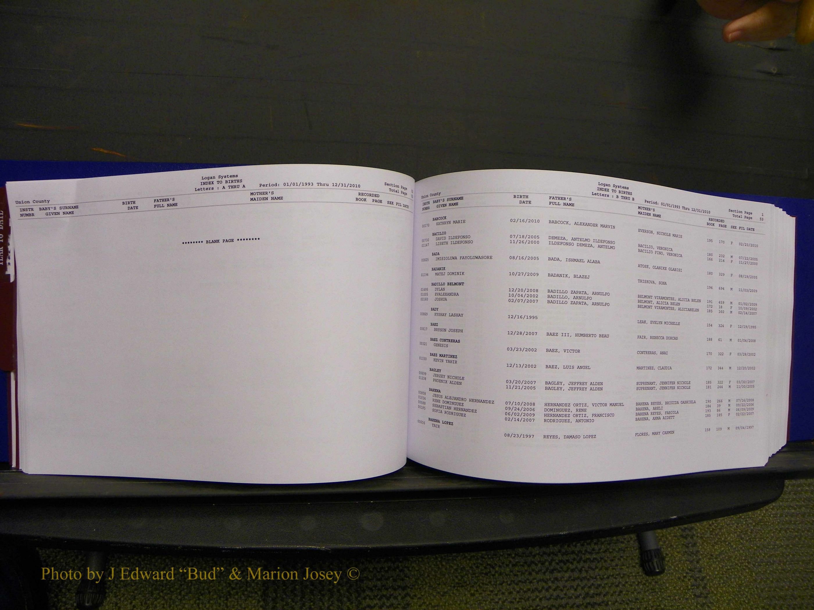 Union Co, NC Births, A-Z, 1993-2010 (58).JPG