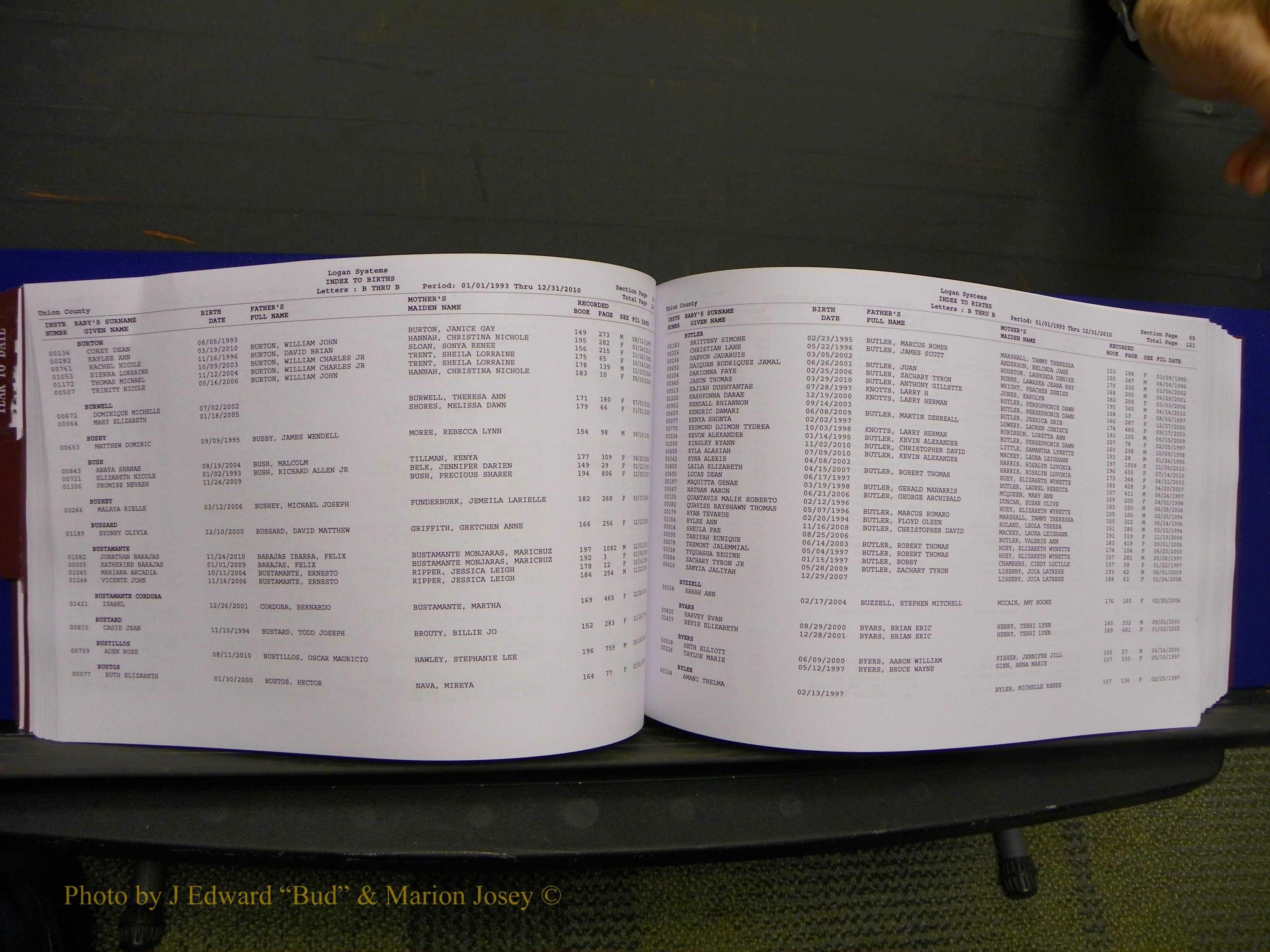 Union Co, NC Births, A-Z, 1993-2010 (93).JPG