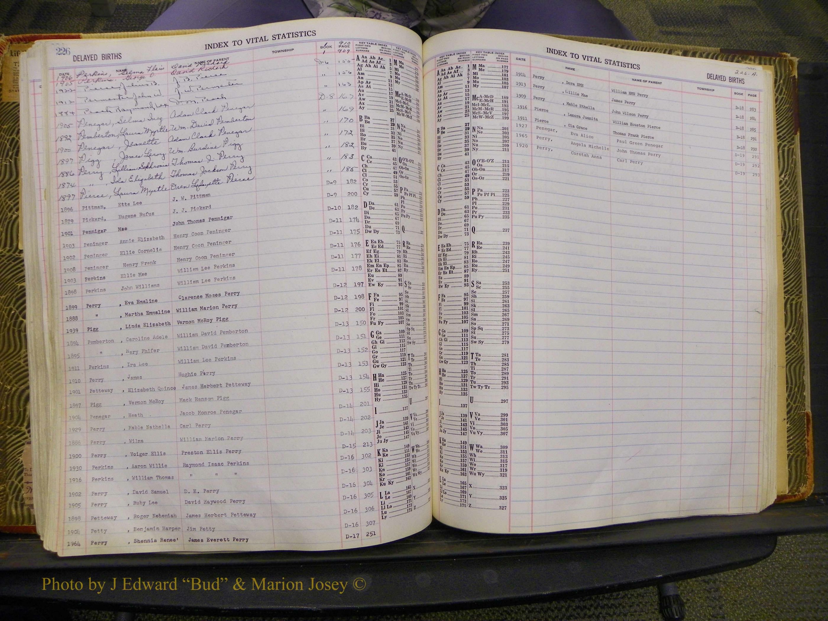 Union Co, NC Delayed Births, A-Z (130).JPG