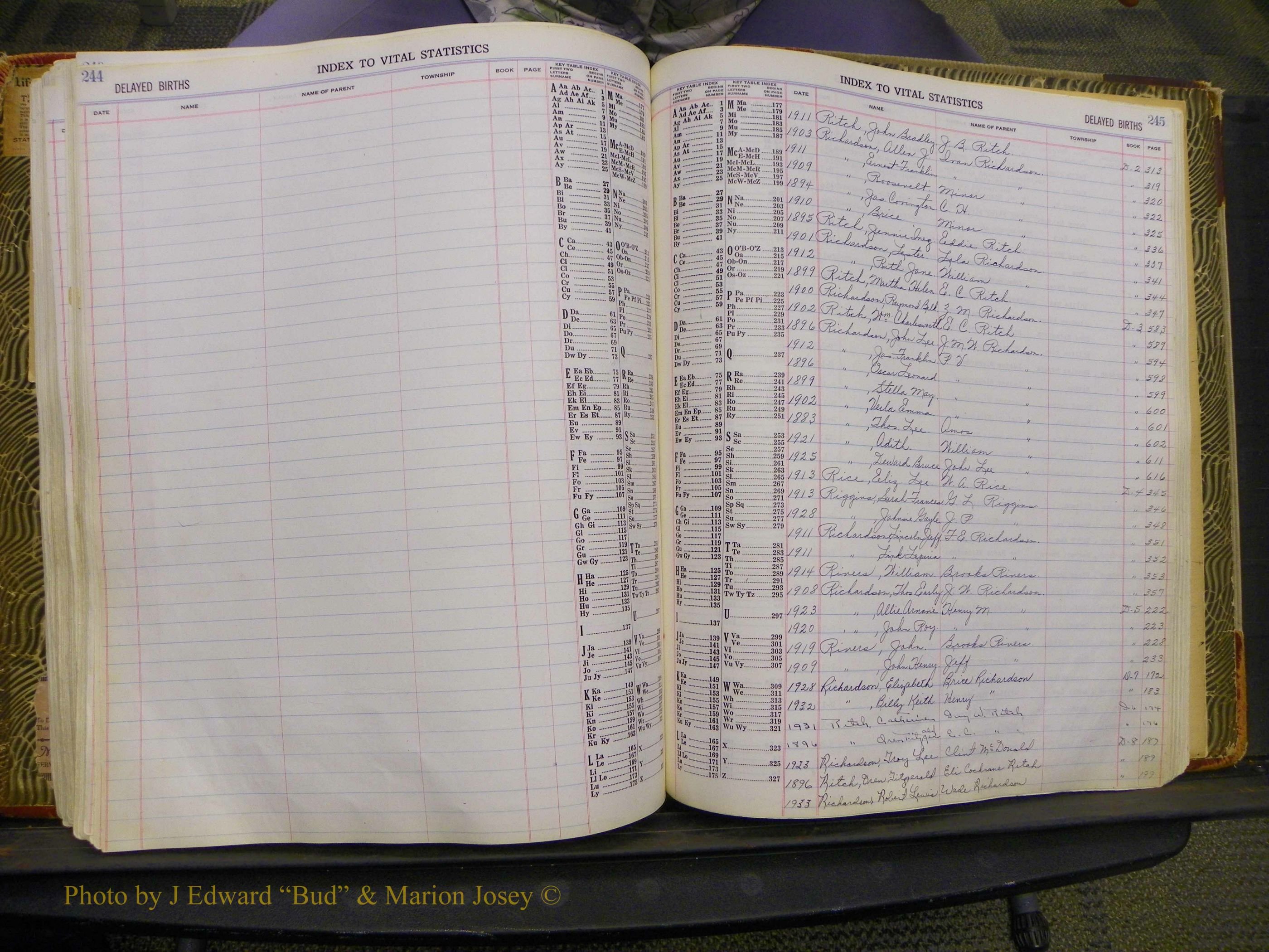 Union Co, NC Delayed Births, A-Z (141).JPG