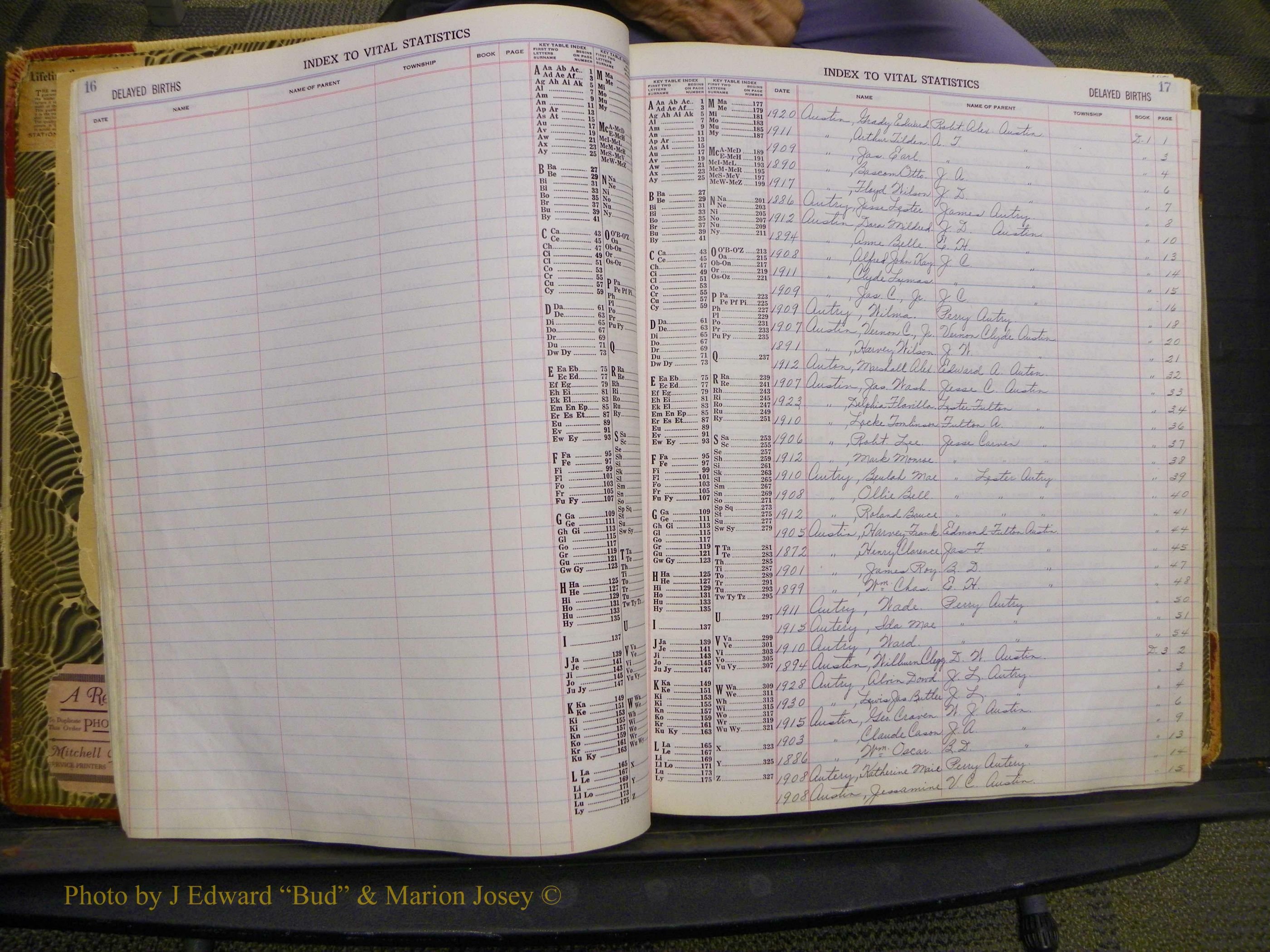 Union Co, NC Delayed Births, A-Z (8).JPG