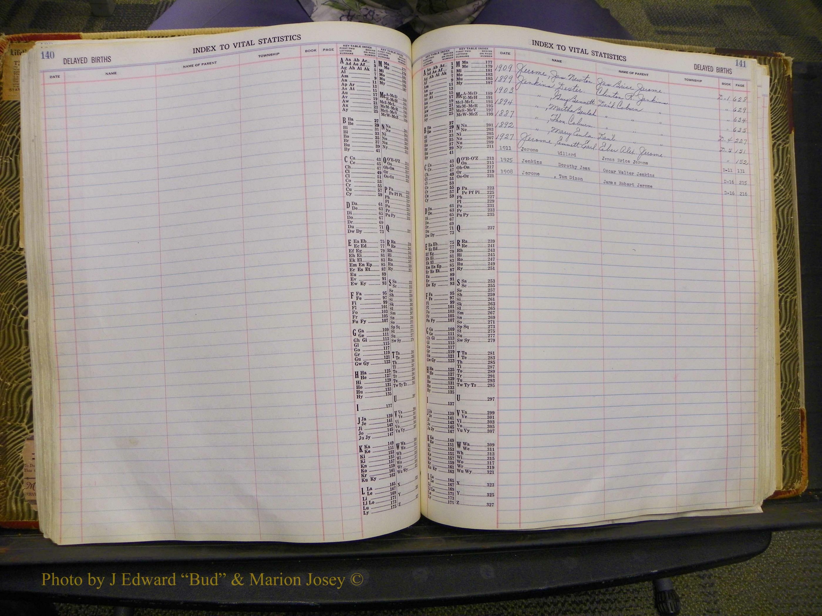 Union Co, NC Delayed Births, A-Z (85).JPG