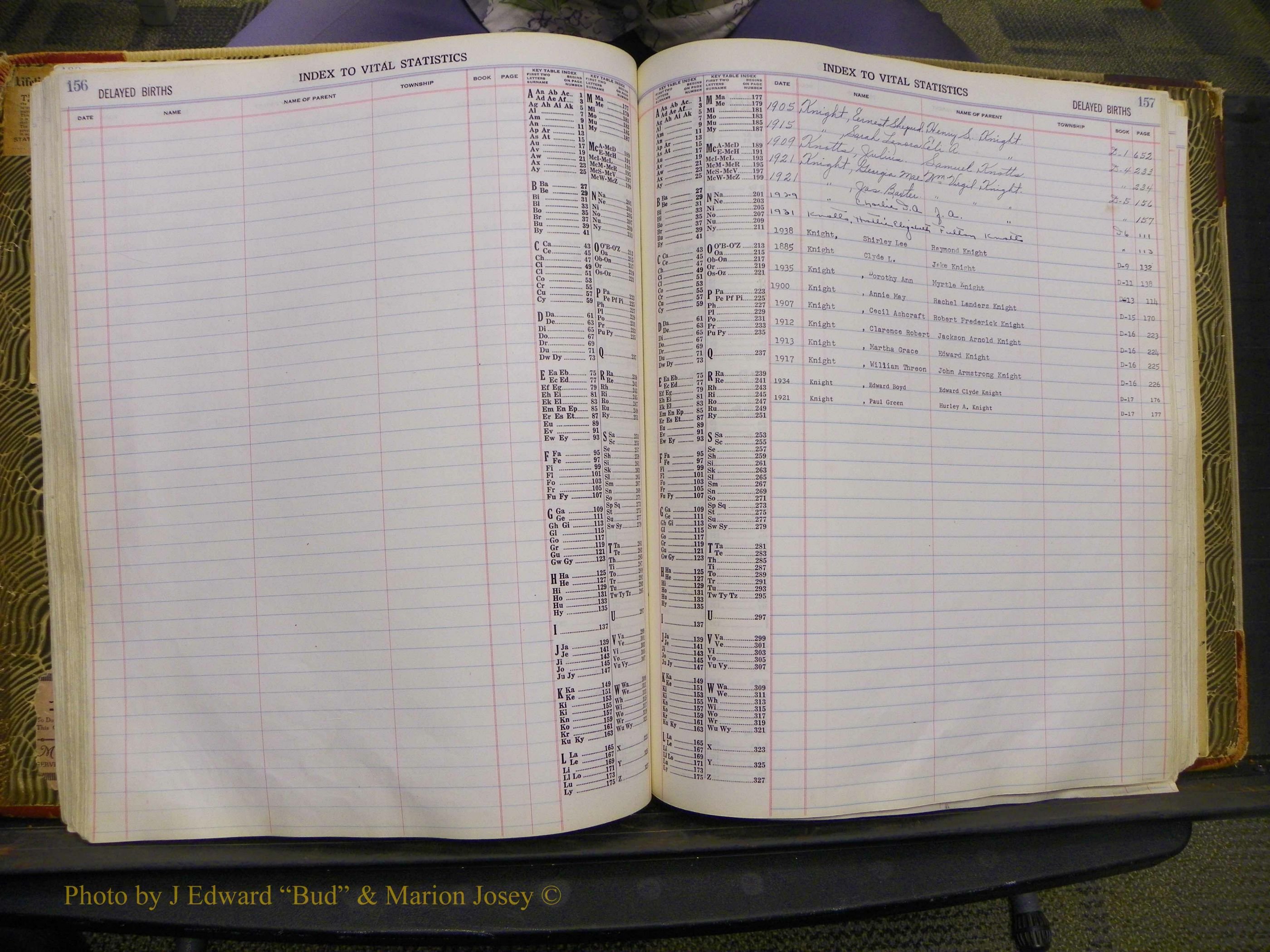 Union Co, NC Delayed Births, A-Z (91).JPG