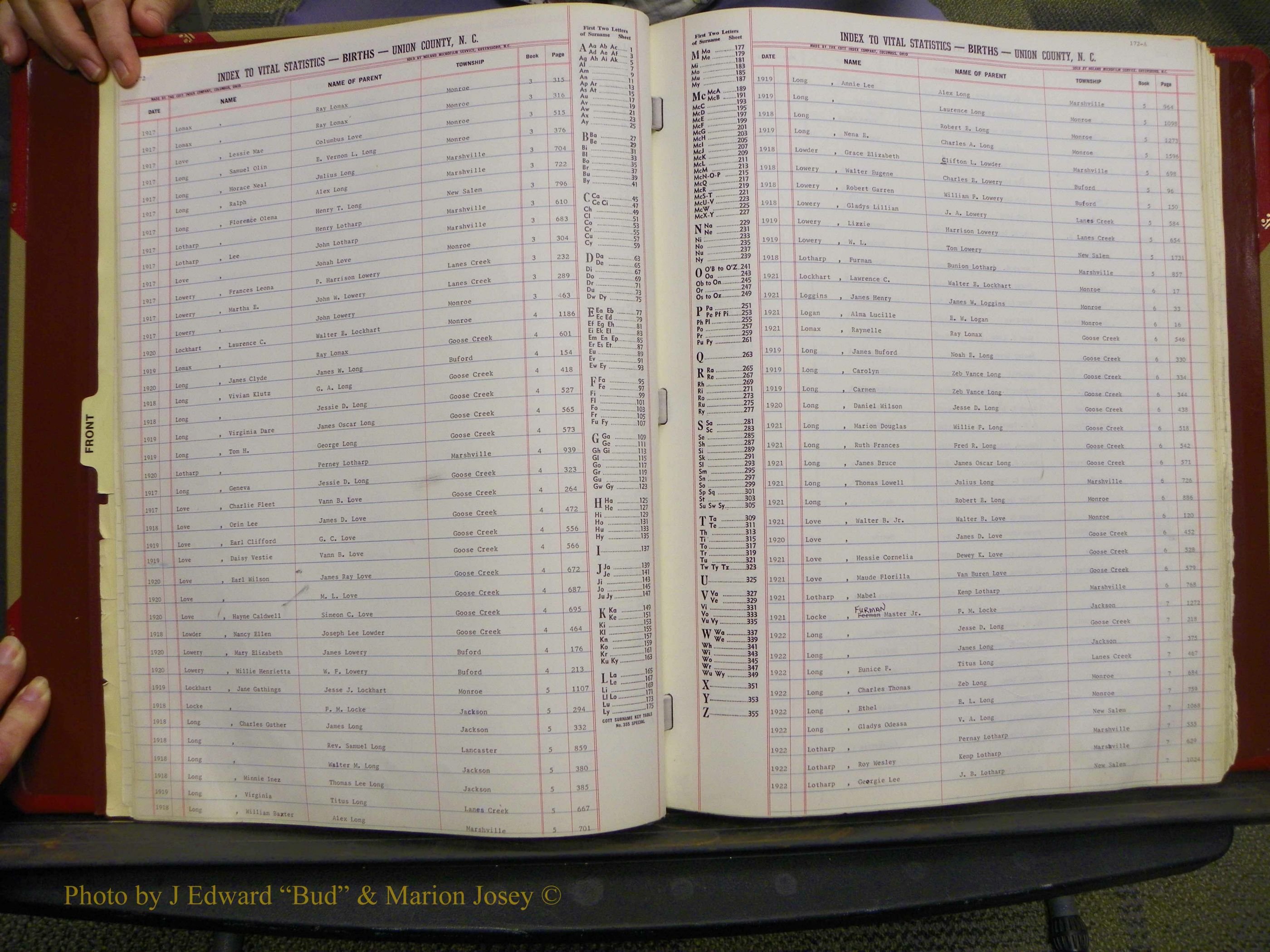 Union Co, NC Births, L-Z, 1913-1937 (12).JPG