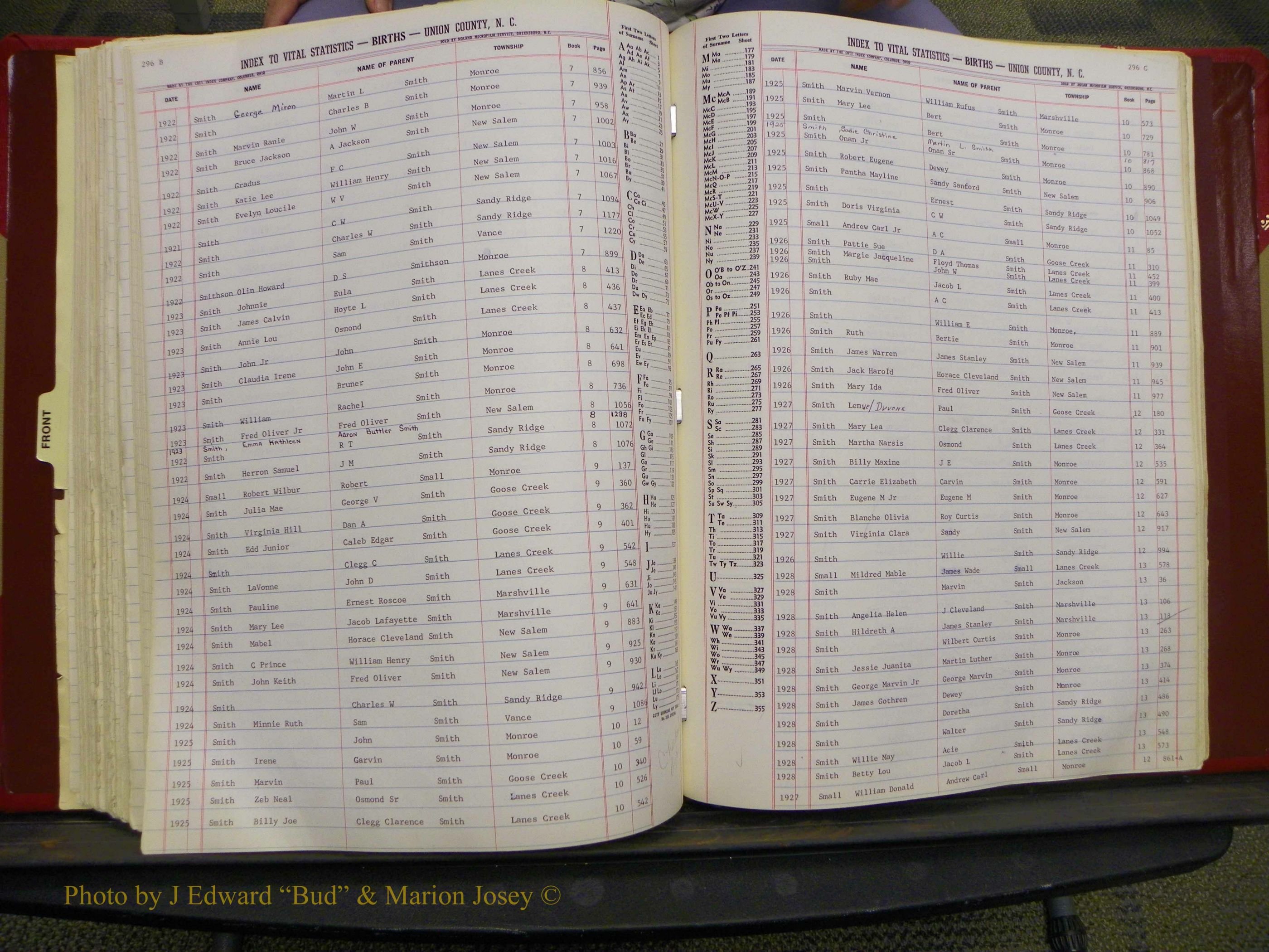 Union Co, NC Births, L-Z, 1913-1937 (146).JPG