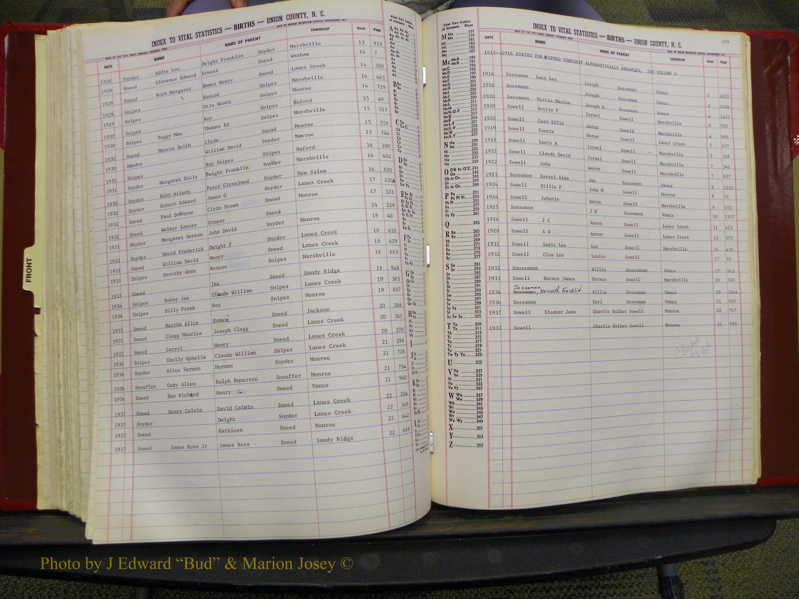 Union Co, NC Births, L-Z, 1913-1937 (149).JPG