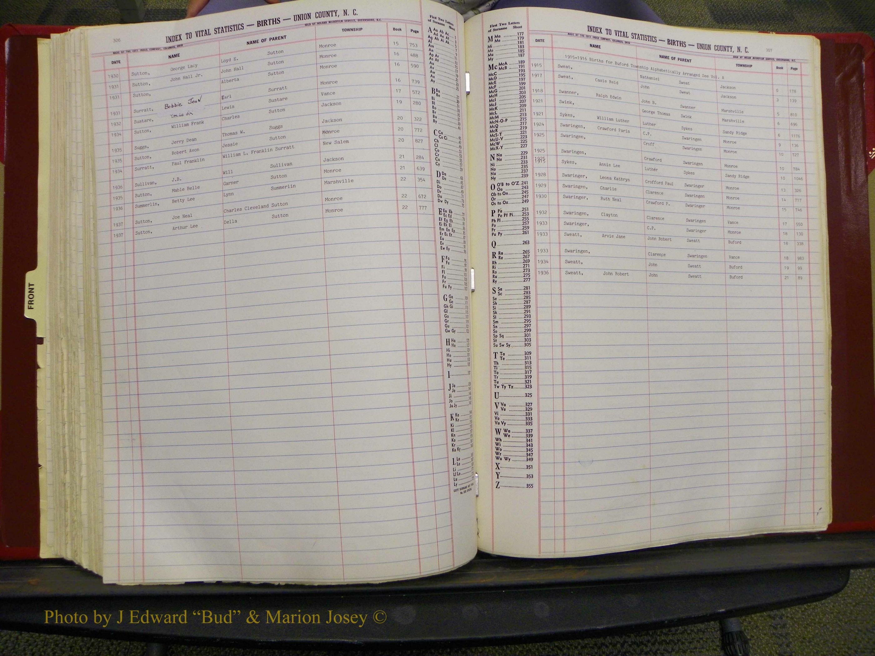 Union Co, NC Births, L-Z, 1913-1937 (165).JPG