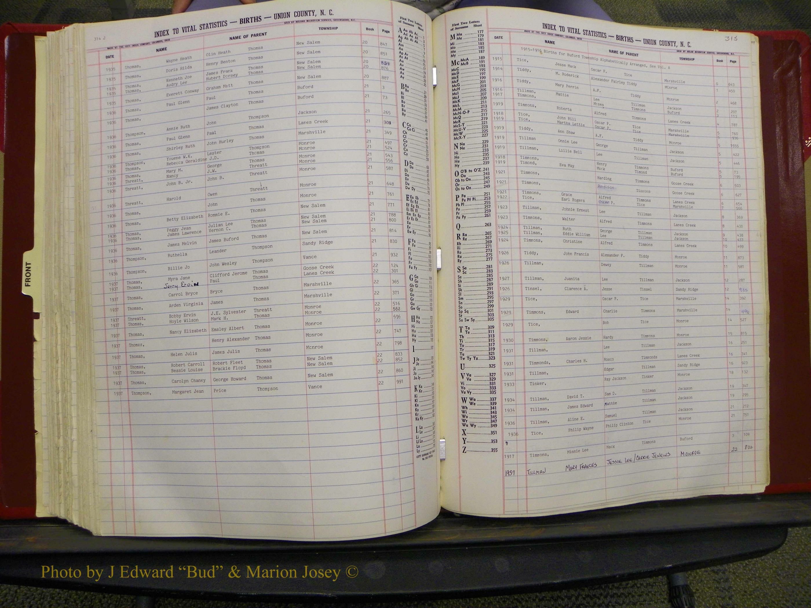 Union Co, NC Births, L-Z, 1913-1937 (177).JPG