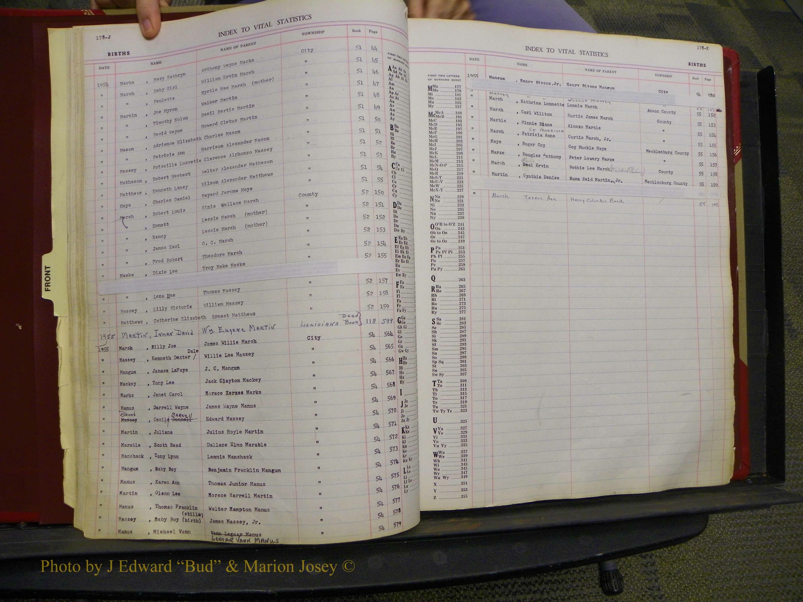 Union Co, NC Births, L-Z, 1938-1955 (22).JPG