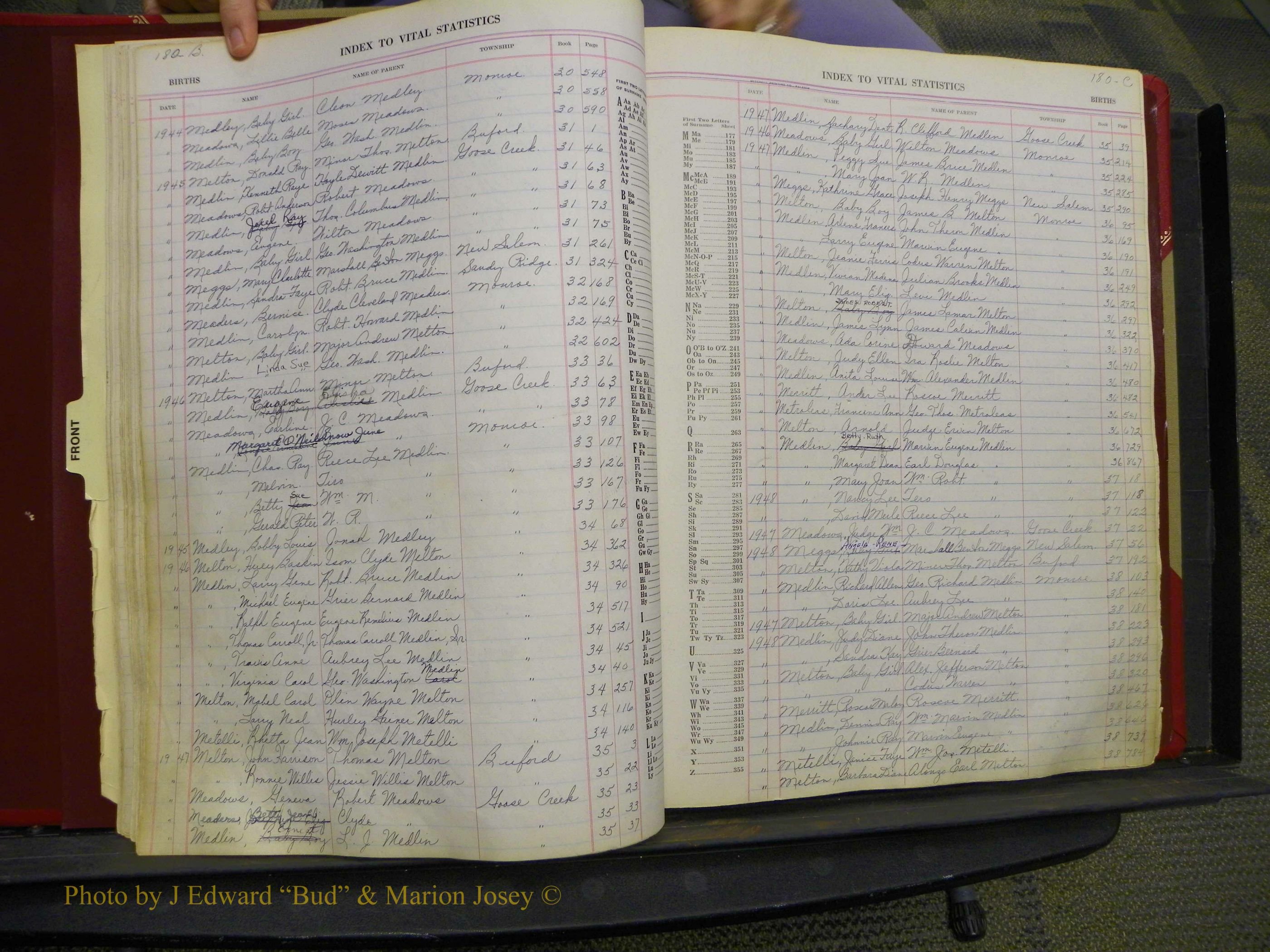 Union Co, NC Births, L-Z, 1938-1955 (25).JPG