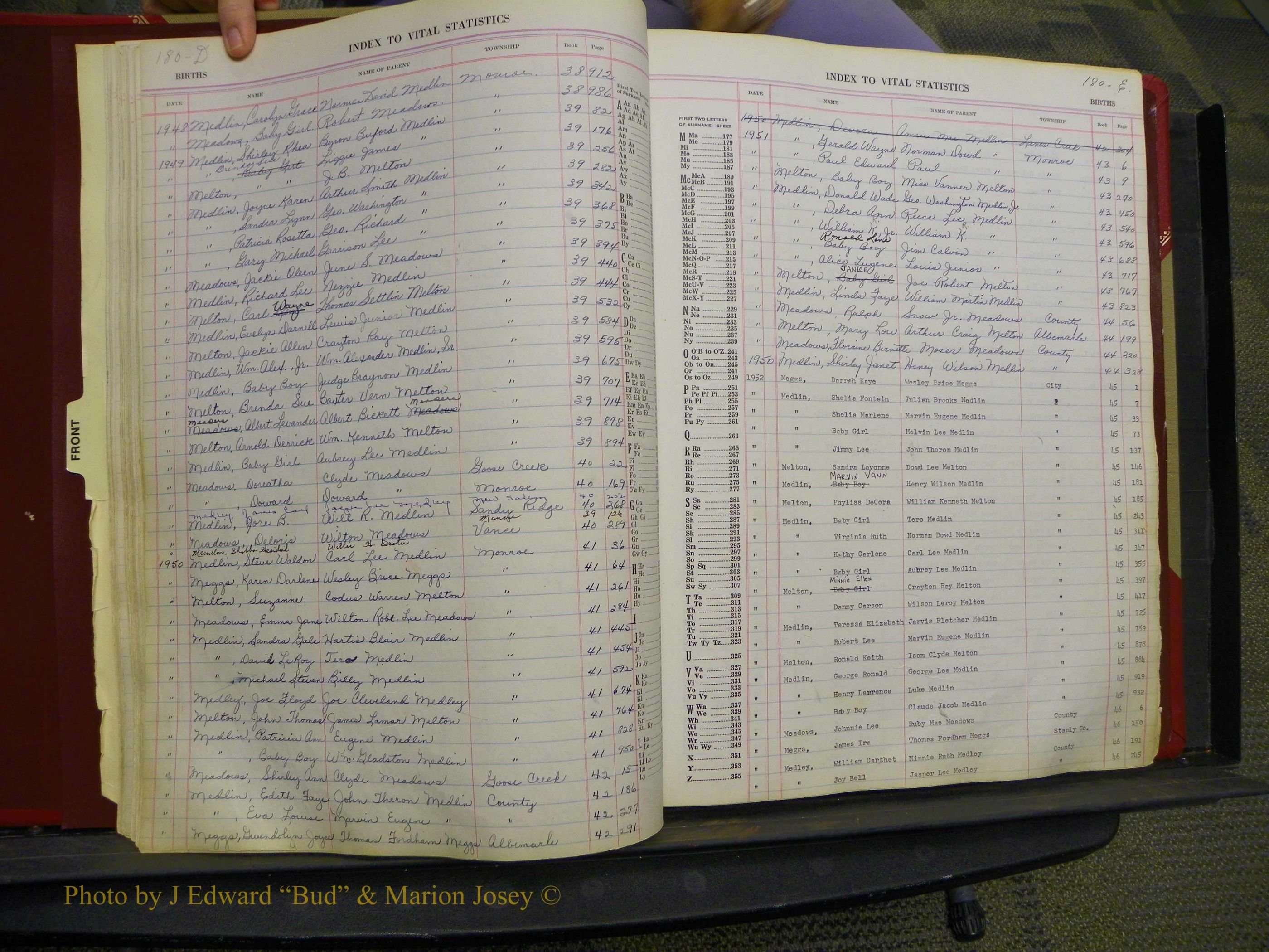 Union Co, NC Births, L-Z, 1938-1955 (26).JPG