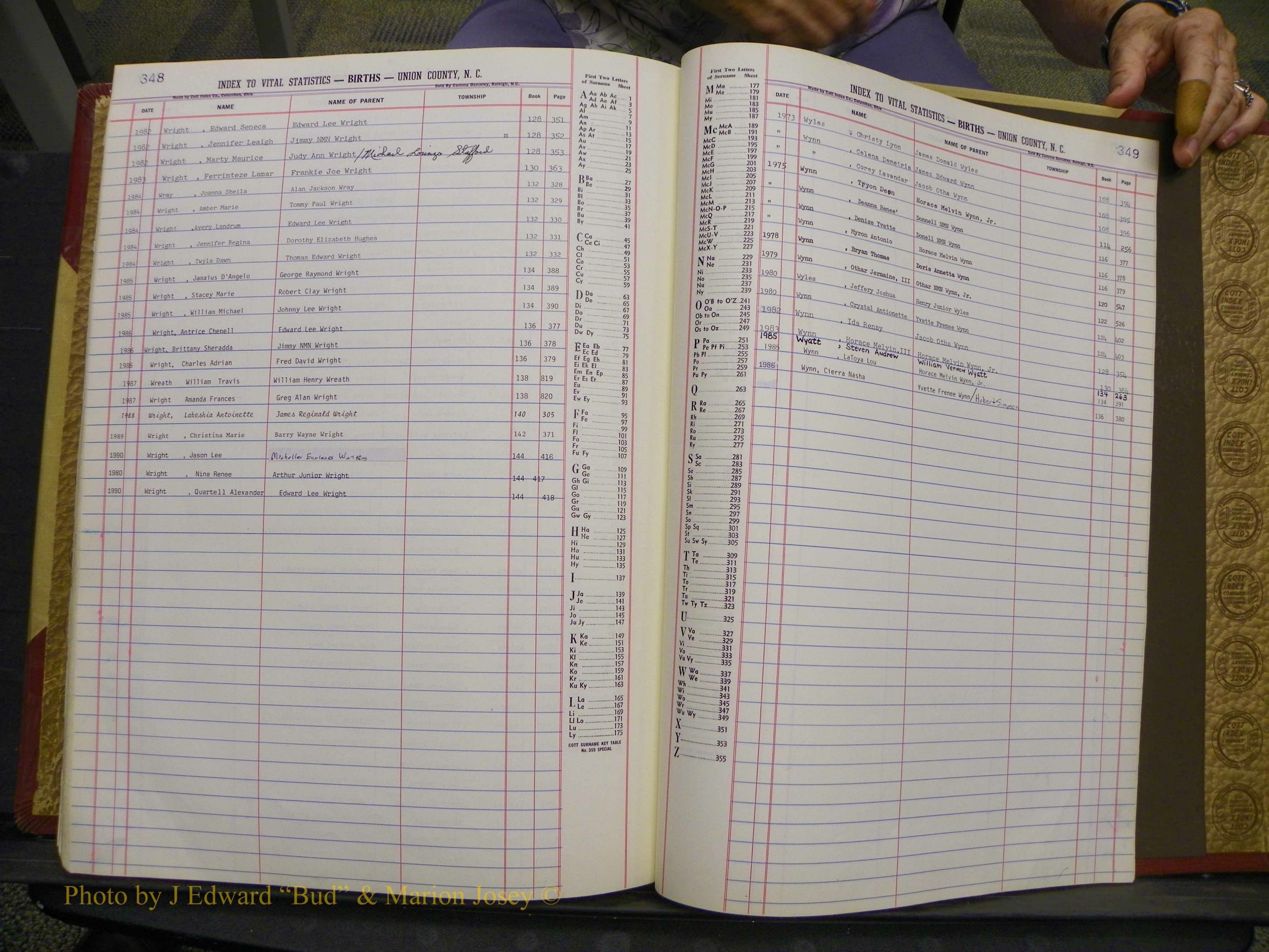 Union Co, NC Births, T-Z, 1972-1990 (34).JPG