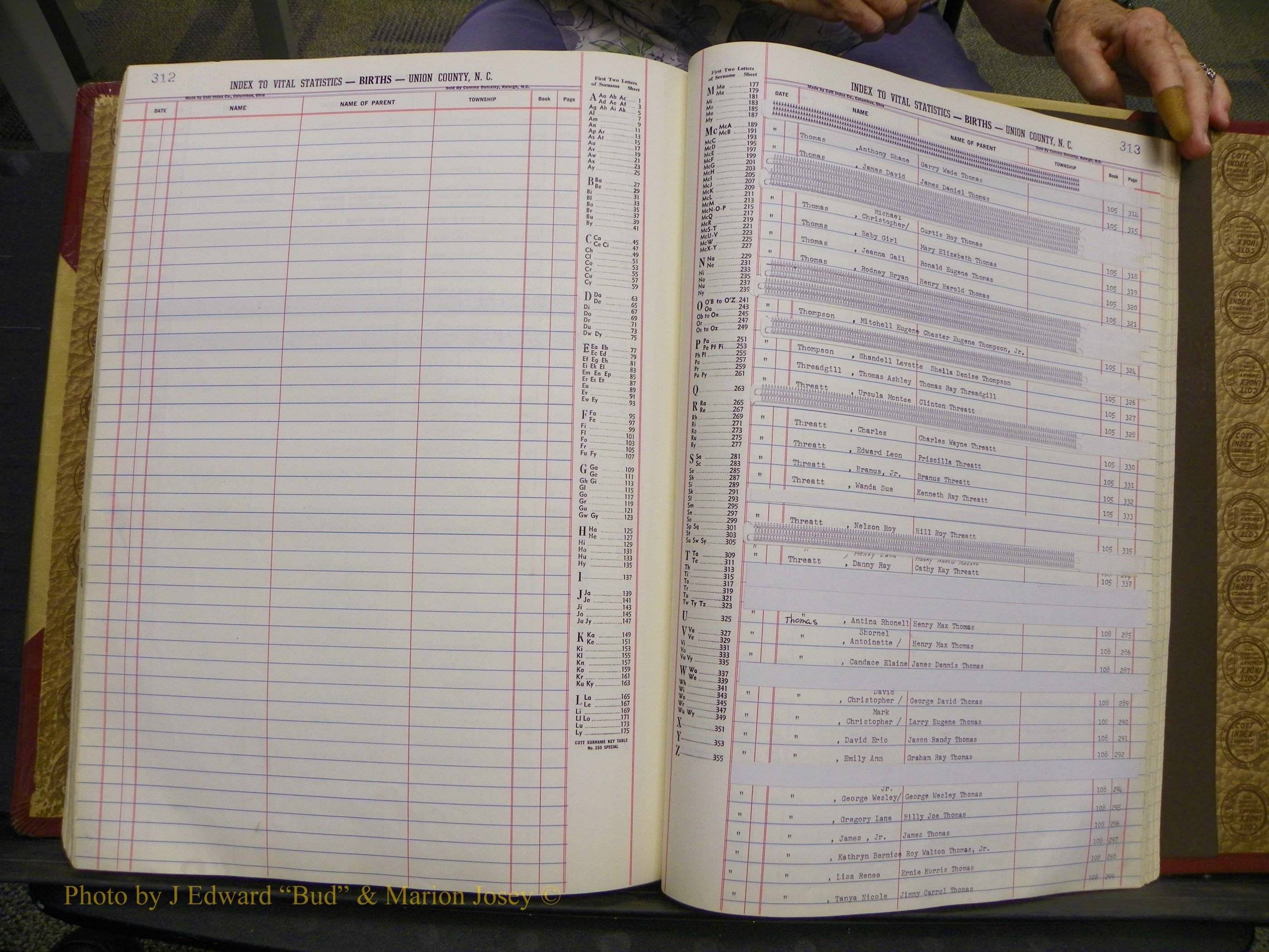 Union Co, NC Births, T-Z, 1972-1990 (5).JPG