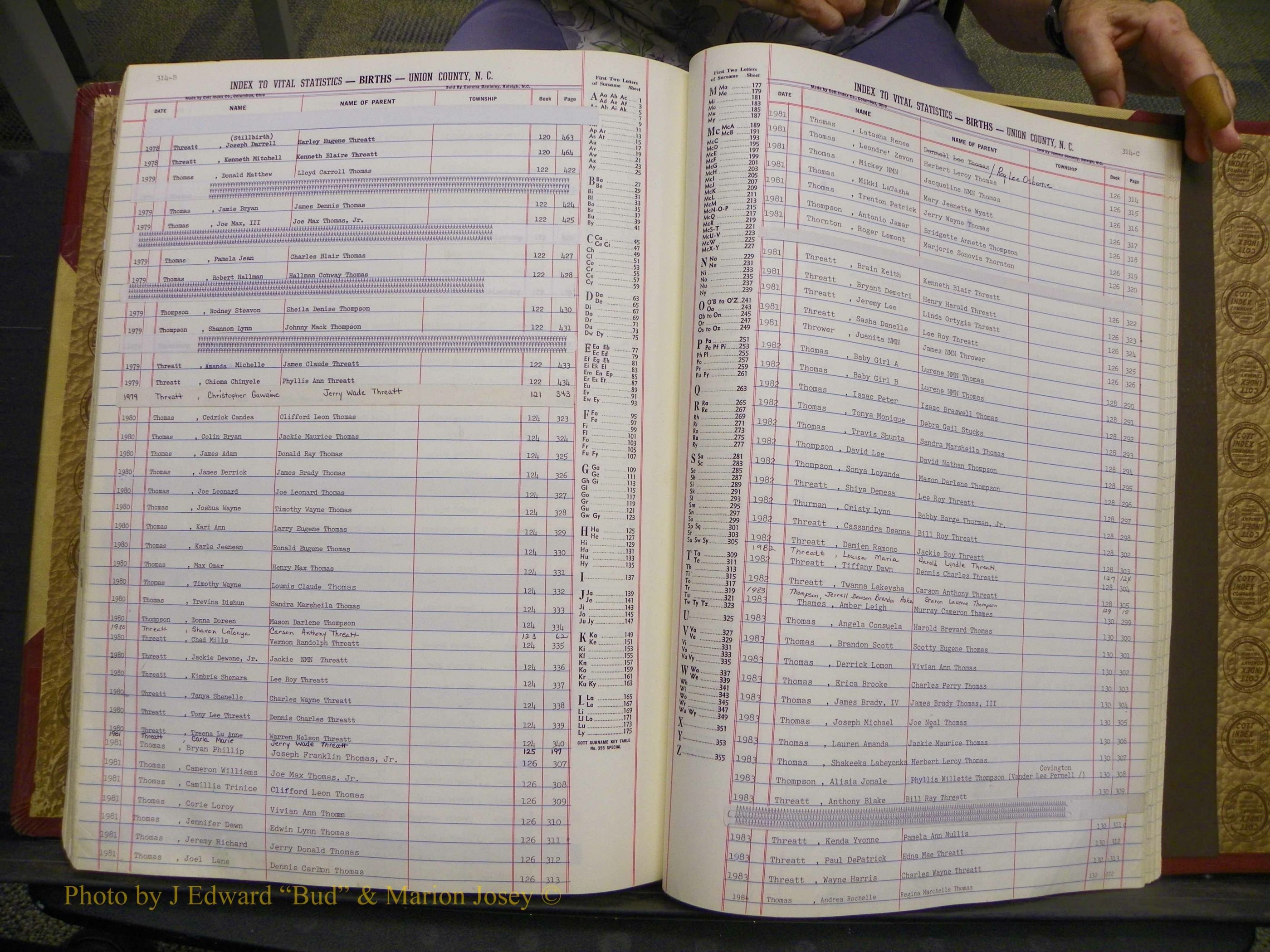 Union Co, NC Births, T-Z, 1972-1990 (8).JPG