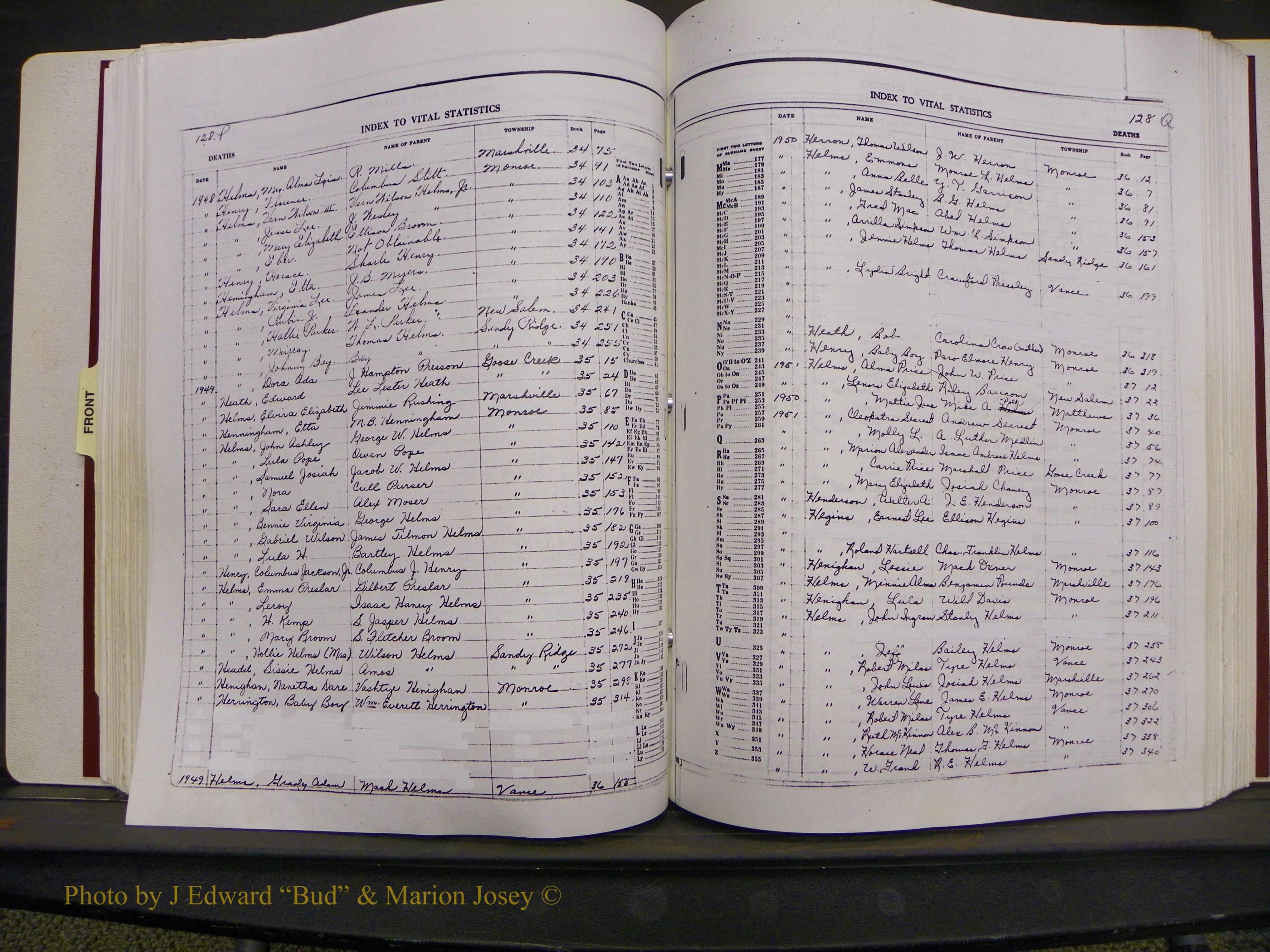 Union Co, NC Deaths, A-Z, 1914-1959 (128).JPG