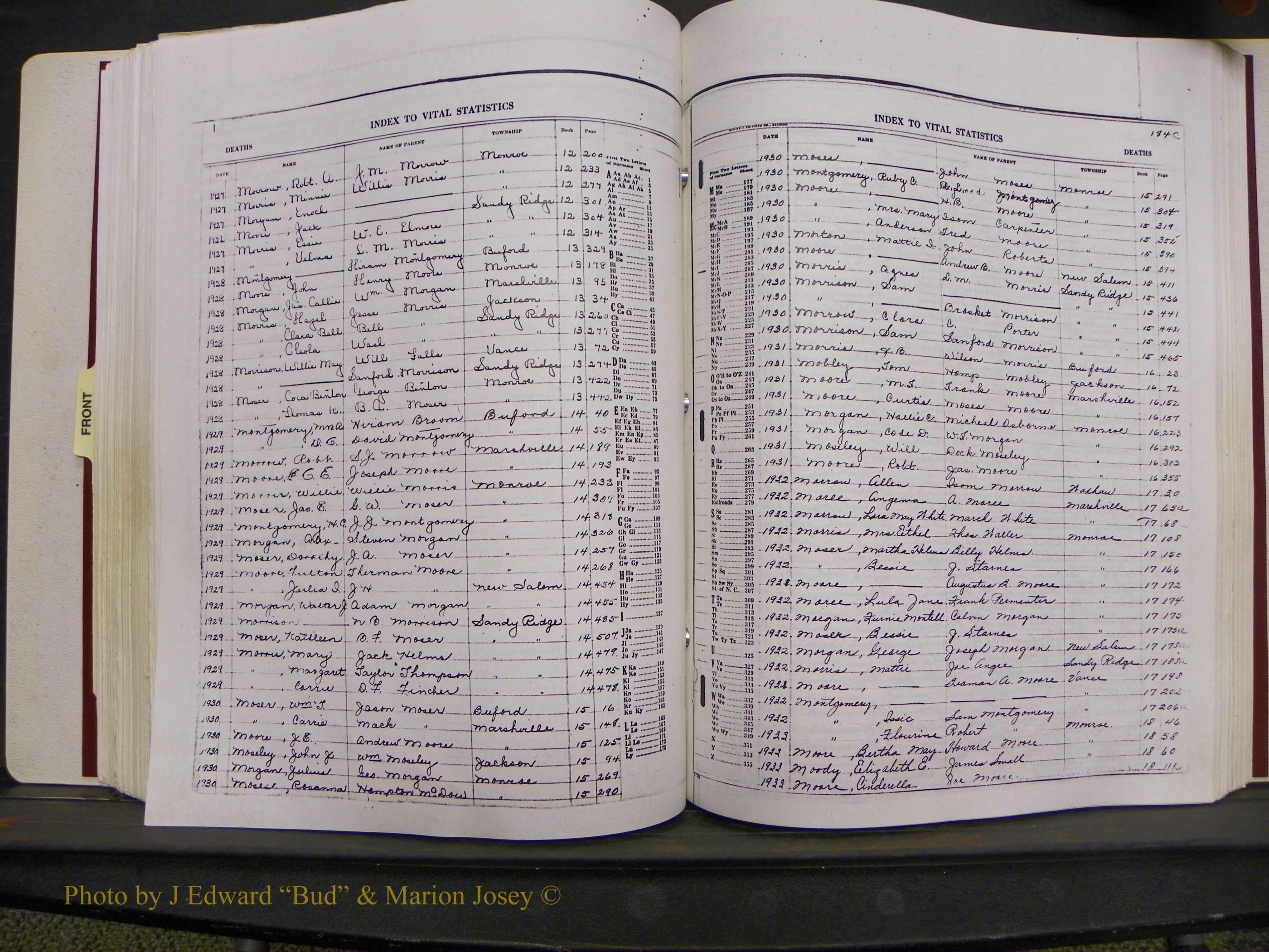 Union Co, NC Deaths, A-Z, 1914-1959 (186).JPG