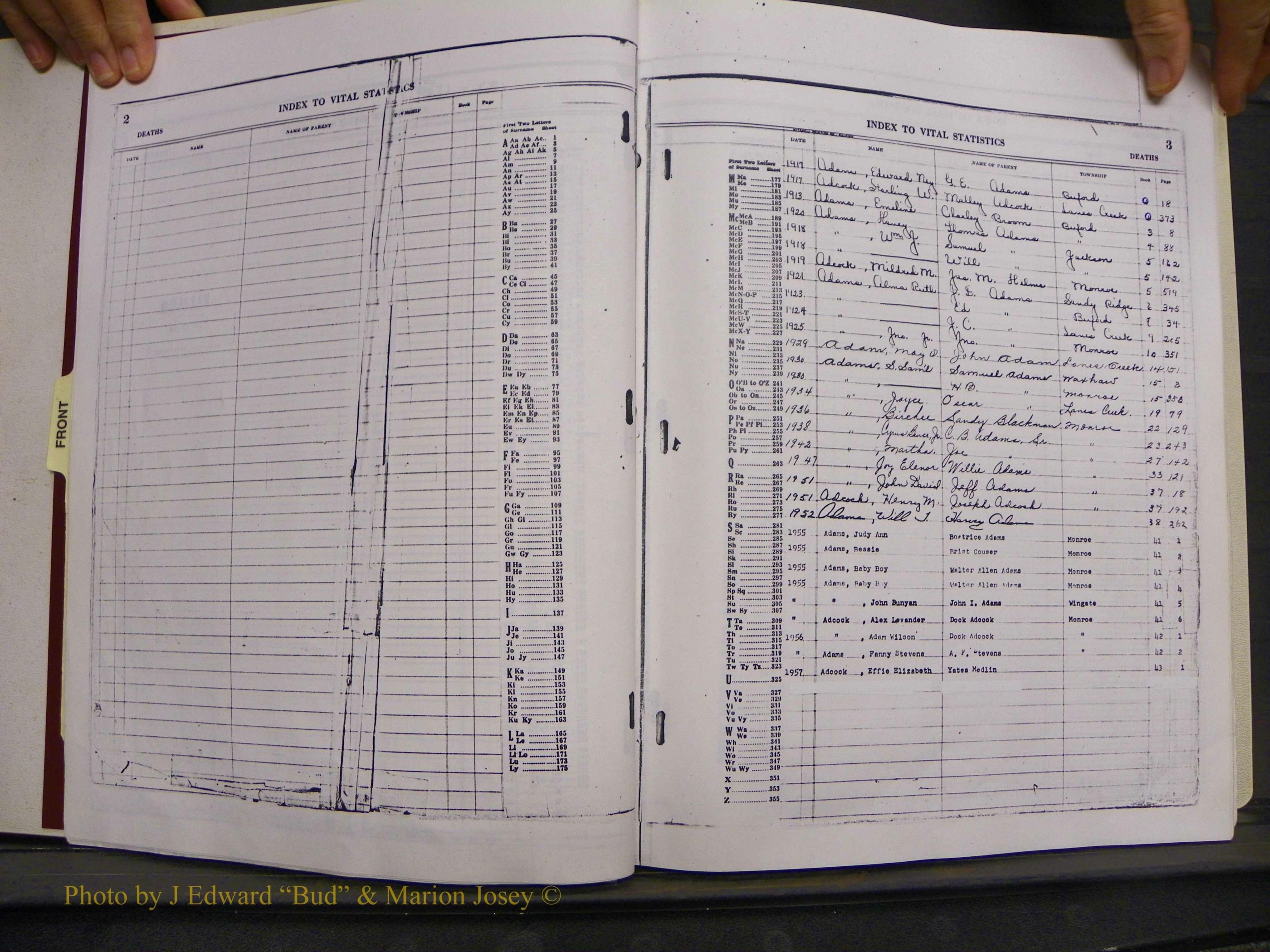 Union Co, NC Deaths, A-Z, 1914-1959 (3).JPG