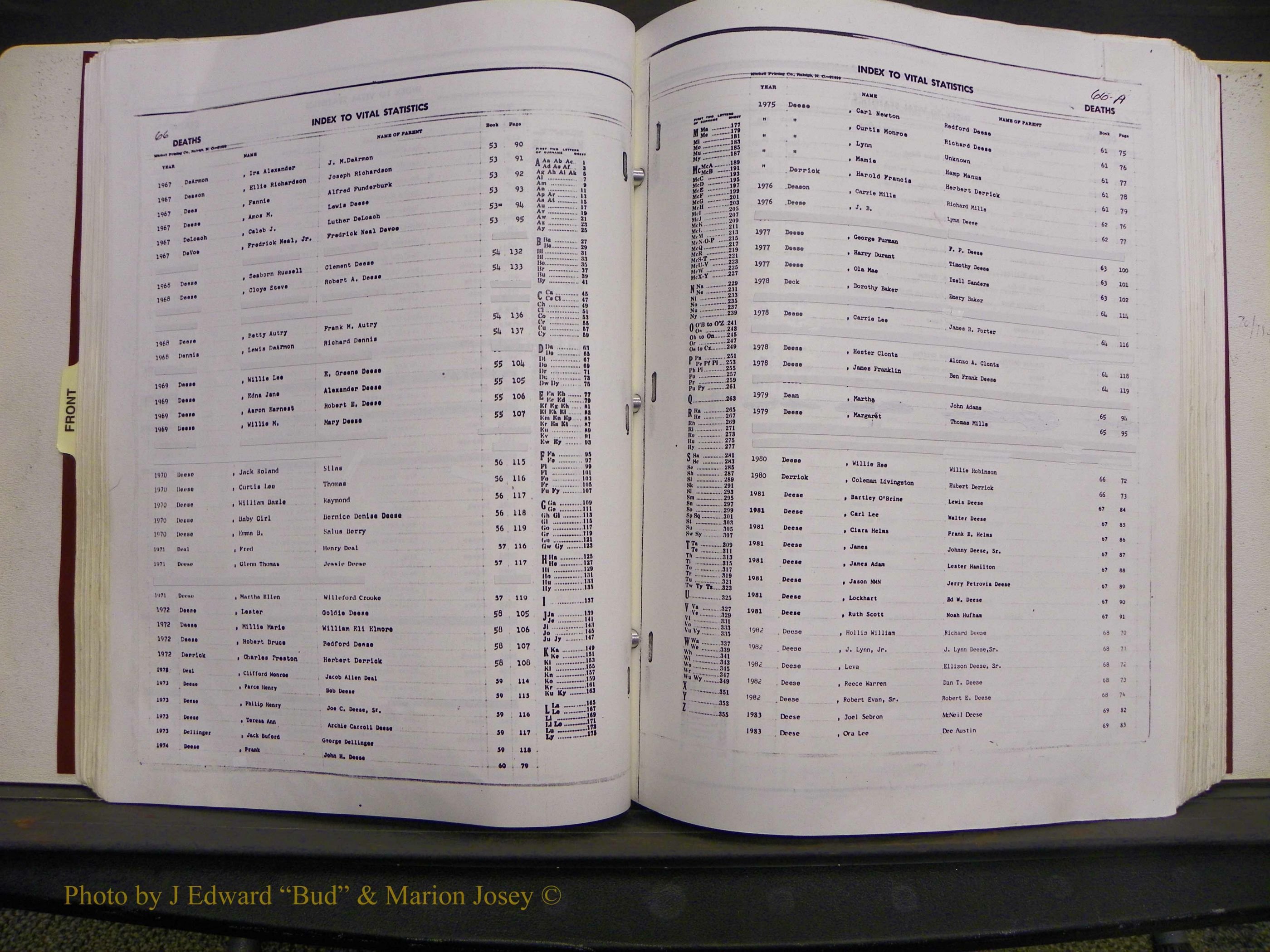 Union Co, NC Deaths, A-Z, 1960-1992 (65).JPG
