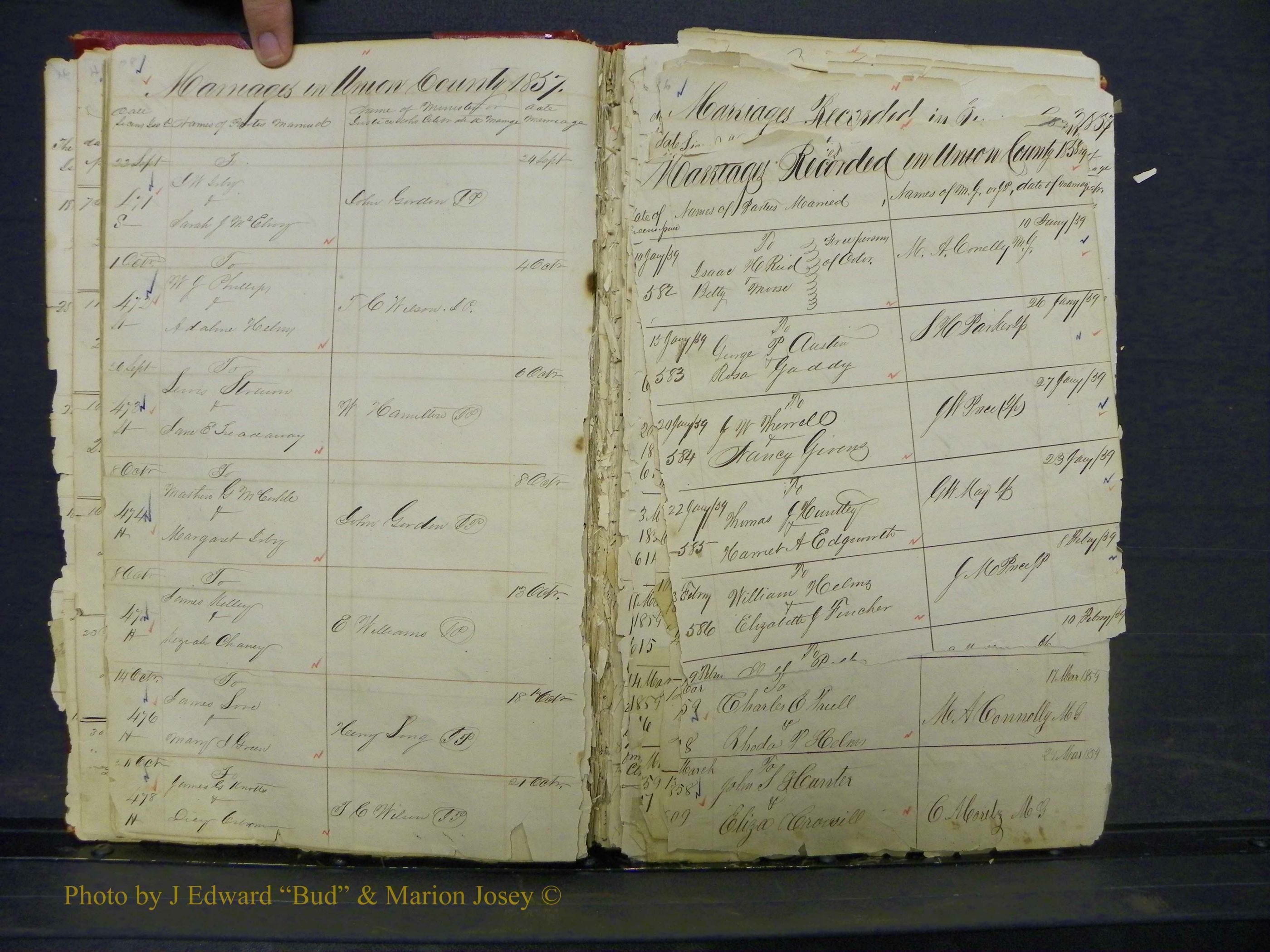 Union Co, NC Marriage Books 1, A-Z, 1851-1853 (41).JPG